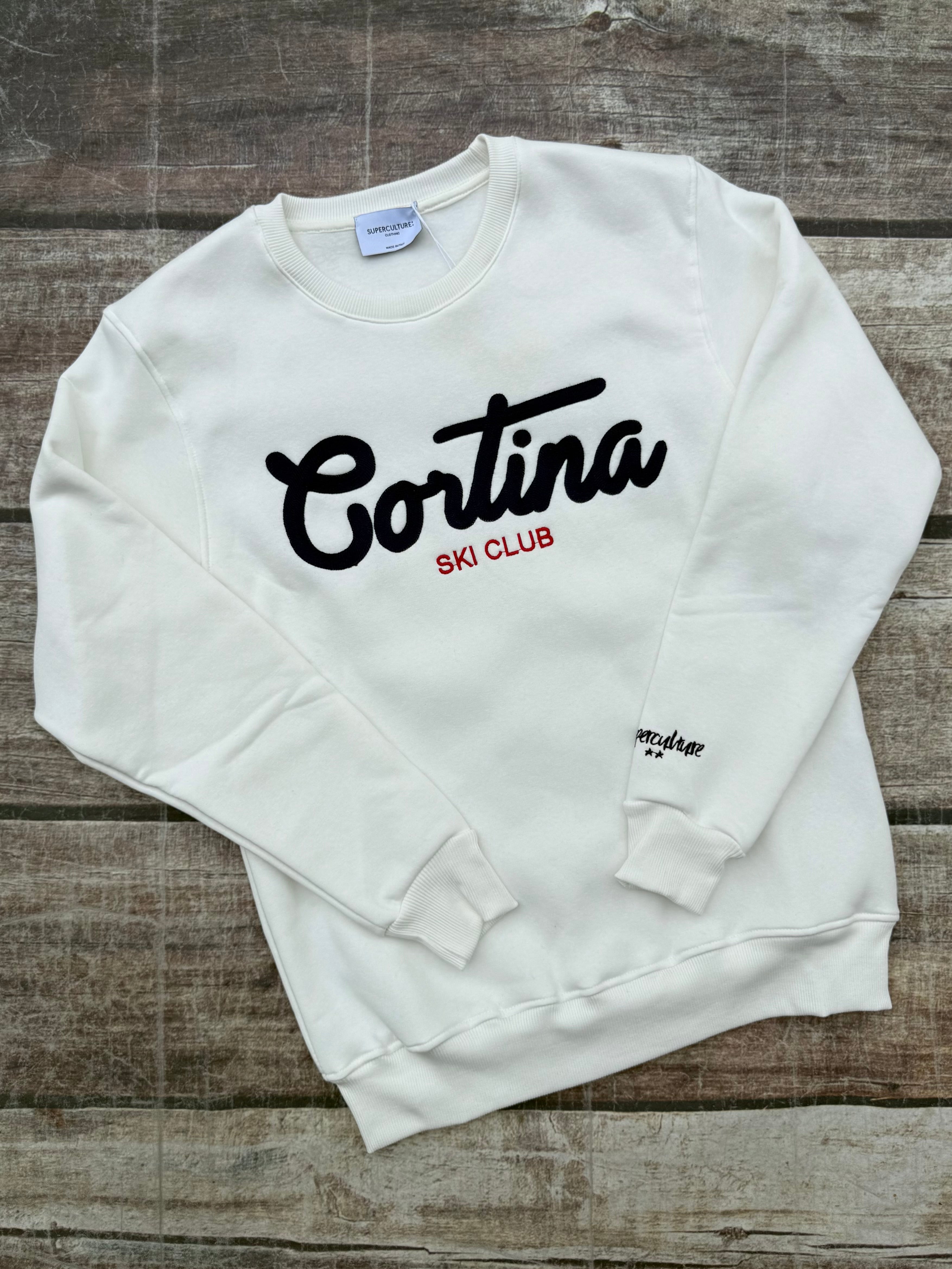 Felpa Superculture Girocollo Bianca A1321 (12218703839572)