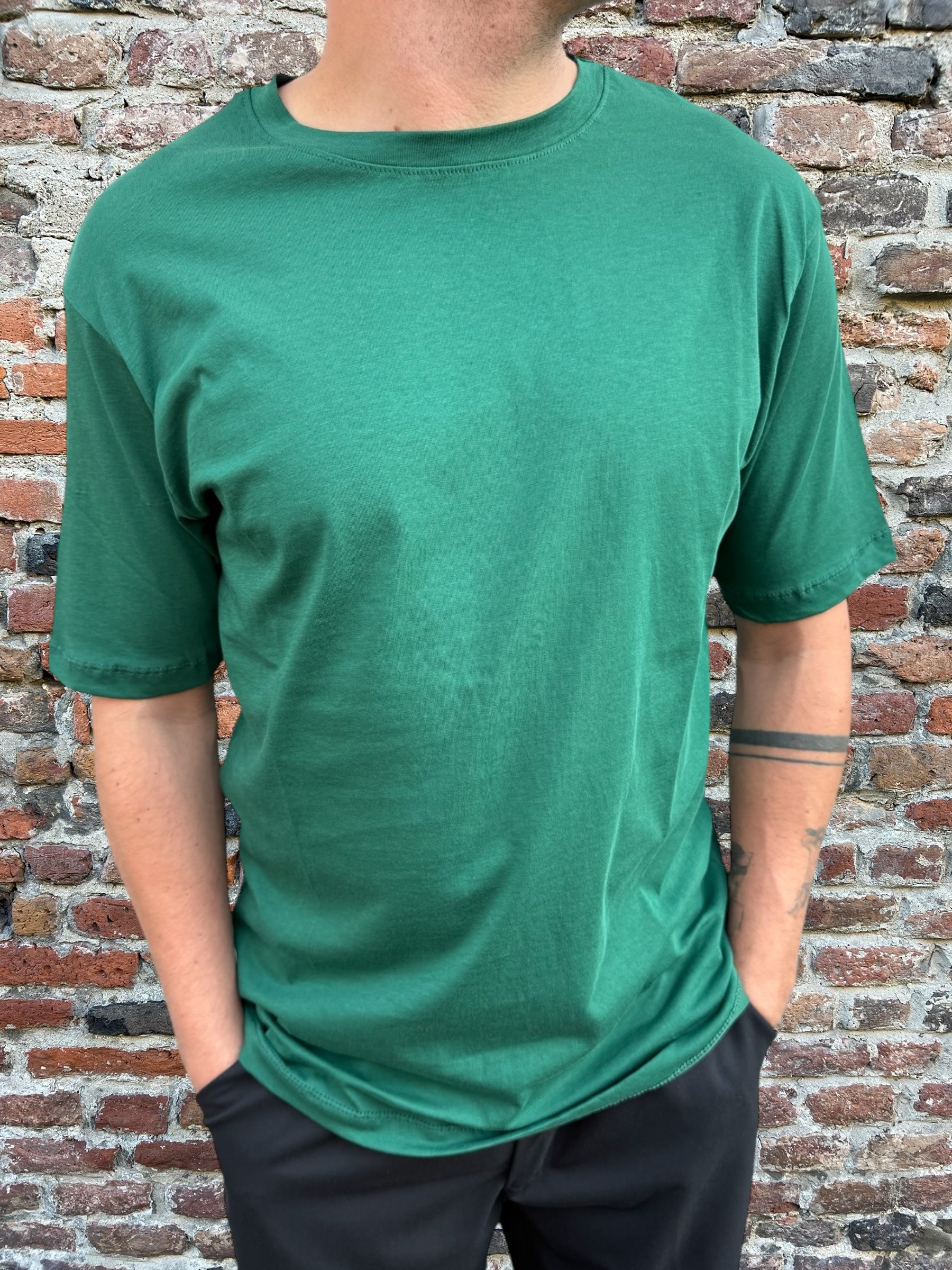 T-shirt Berna Interlock Evergreen (12123617591636)