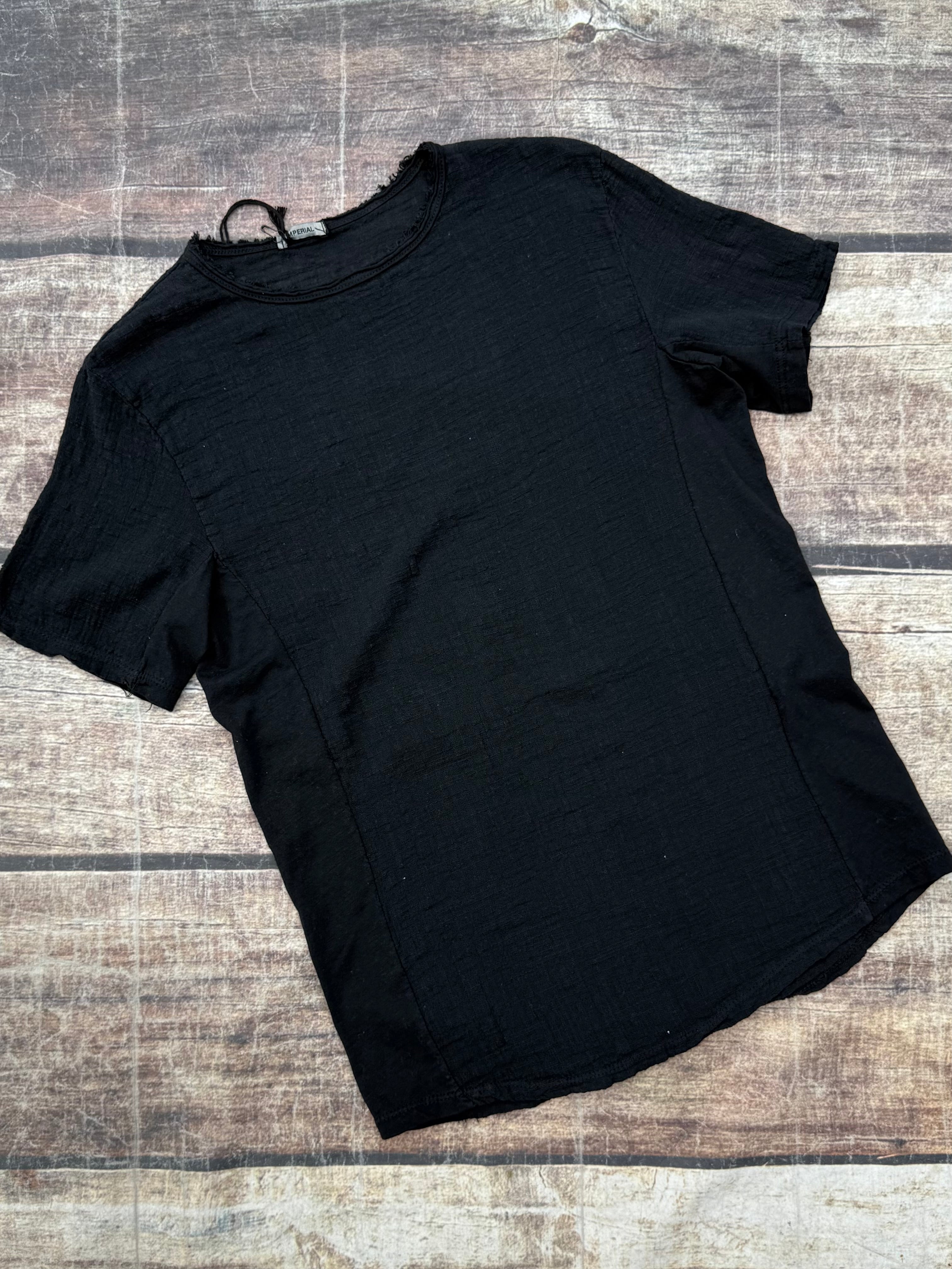 T-shirt Imperial Goffrata Nera 30008 (11971005317460) (12004567351636)