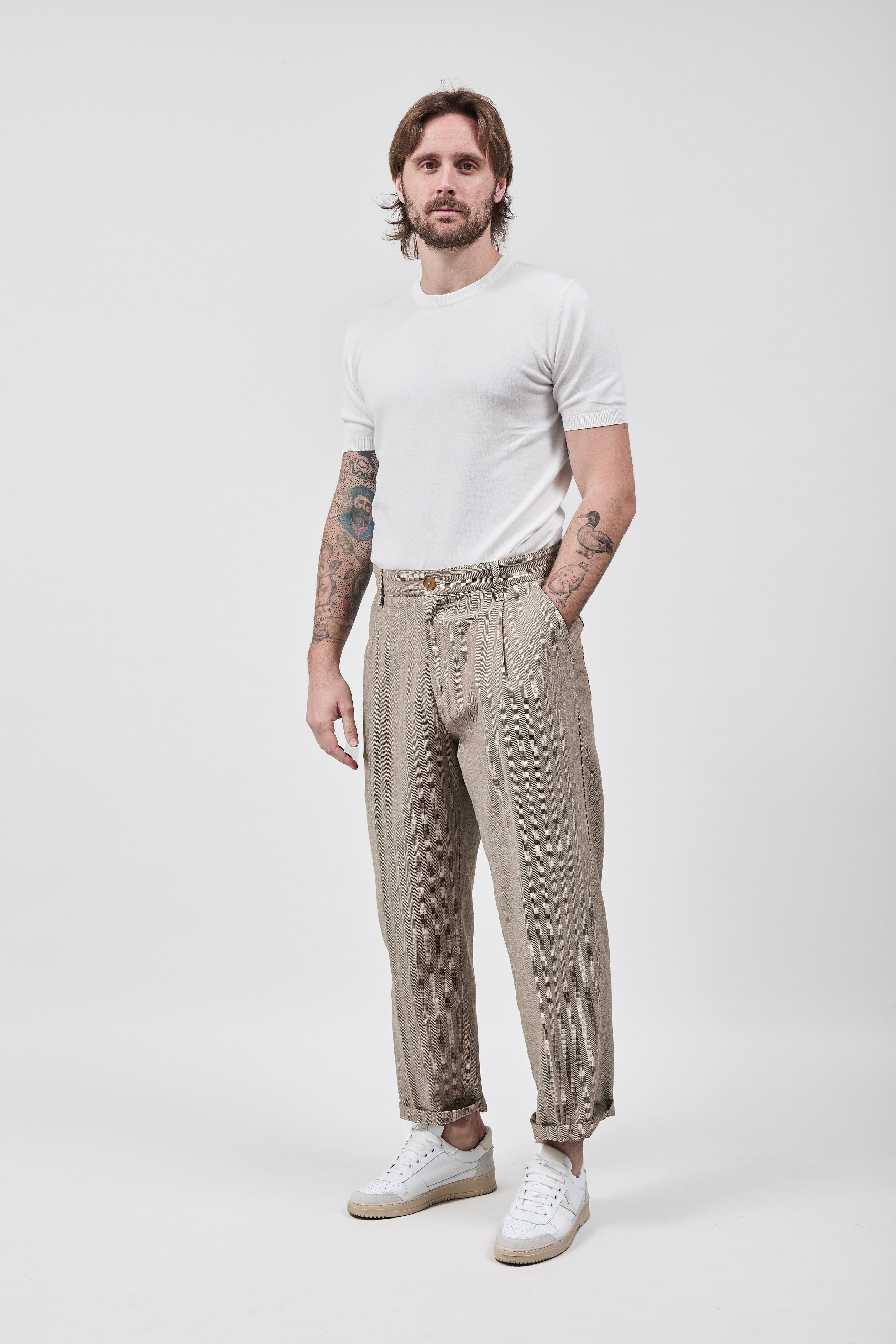 Pantalone Berna Resca Caffellatte