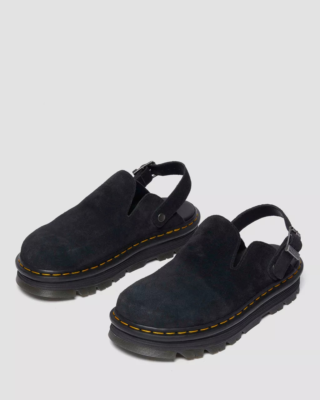 Sabot Mules Dr.Martens Zebzag Camoscio Nero (12258109063508)