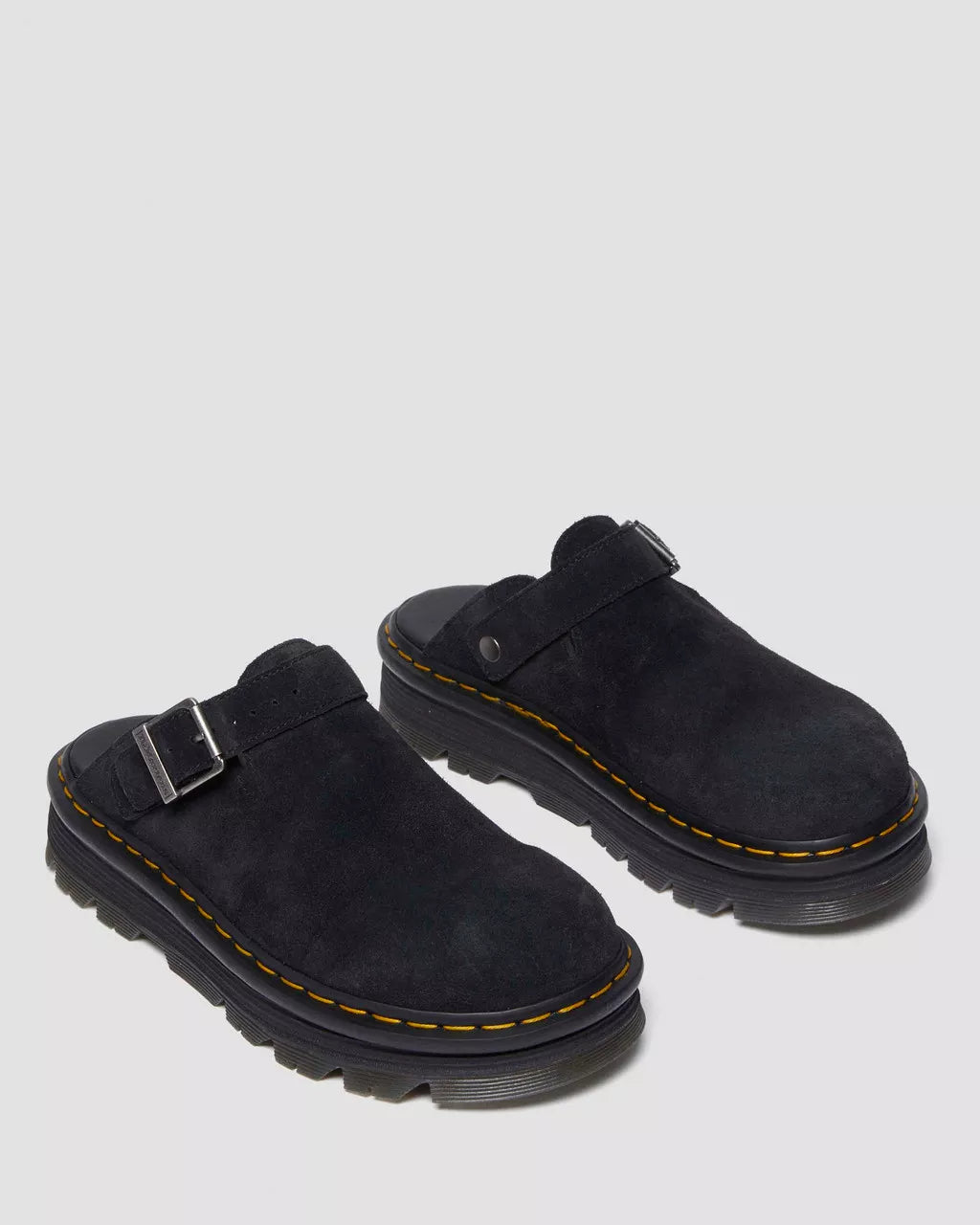 Sabot Mules Dr.Martens Zebzag Camoscio Nero (12258109063508)