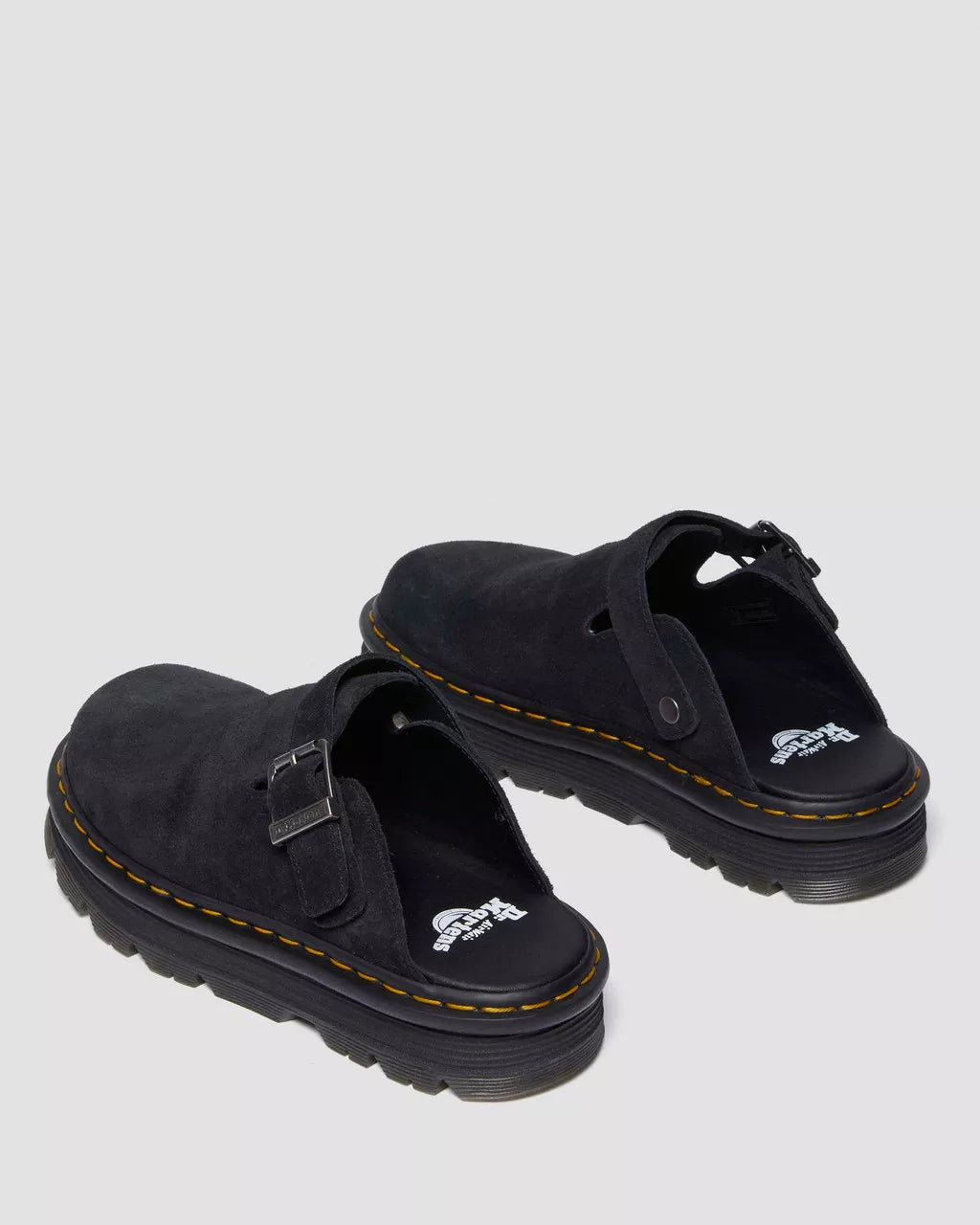 Sabot Mules Dr.Martens Zebzag Camoscio Nero (12258109063508)
