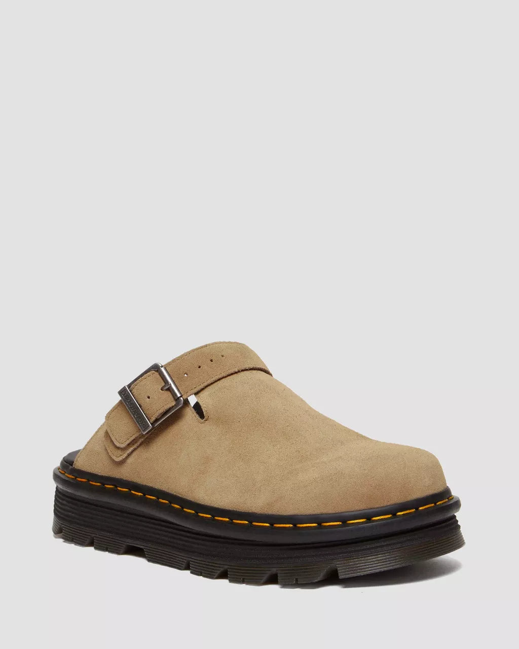 Sabot Mules Dr.Martens Zebzag Camoscio Camel (12258108997972)
