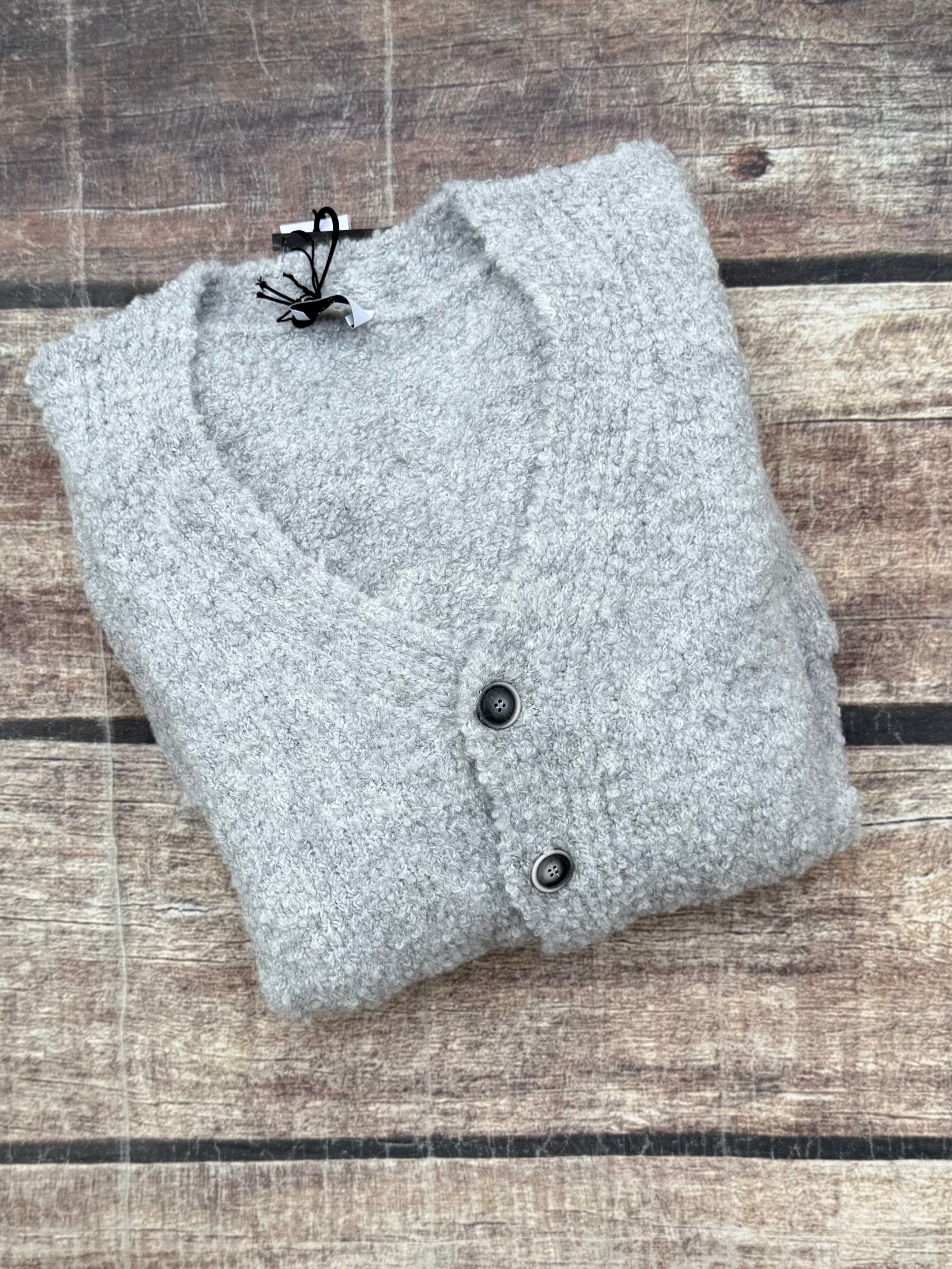 Cardigan Alta Tensione Bouclé Grigio (12267722899796)