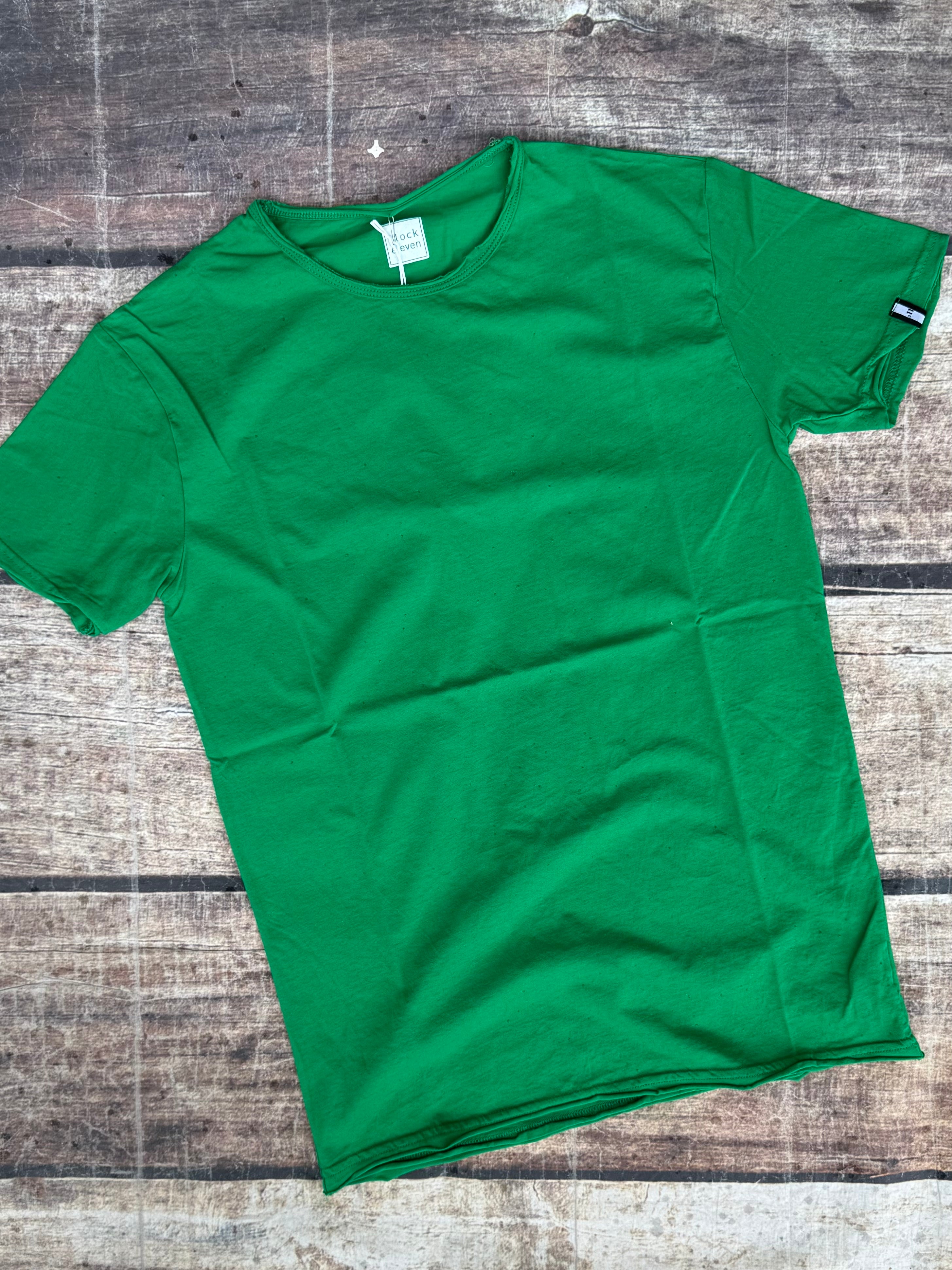 T-shirt Block Eleven Basica Verde Bandiera (11889448943956)