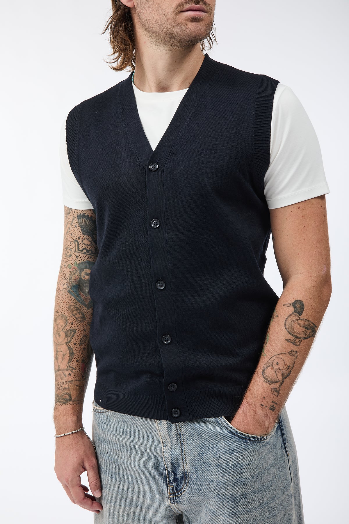 Gilet Hamaki-ho Blu 3240