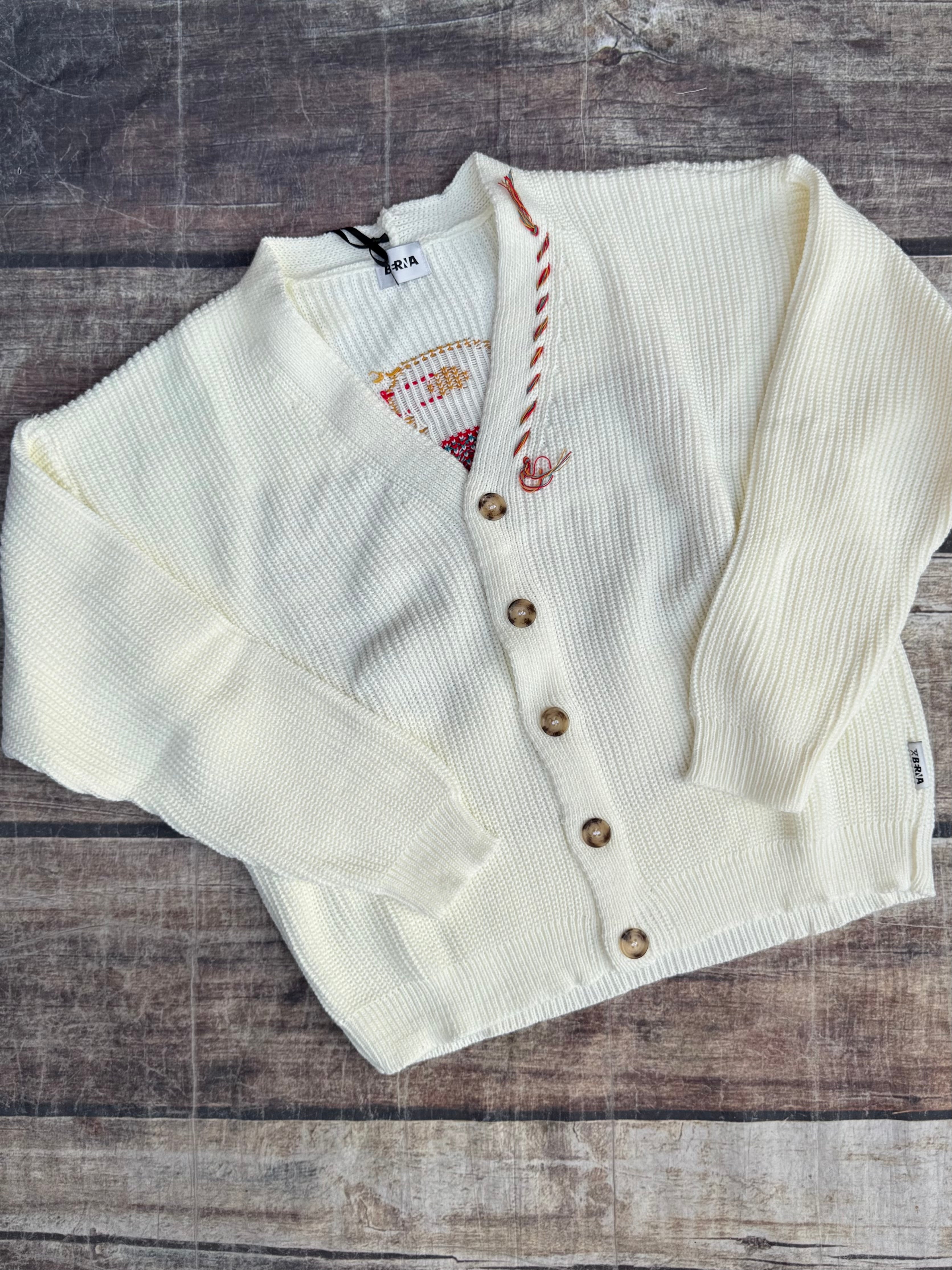 Cardigan Berna Over Jacquared Panna 014 (12220062826836)