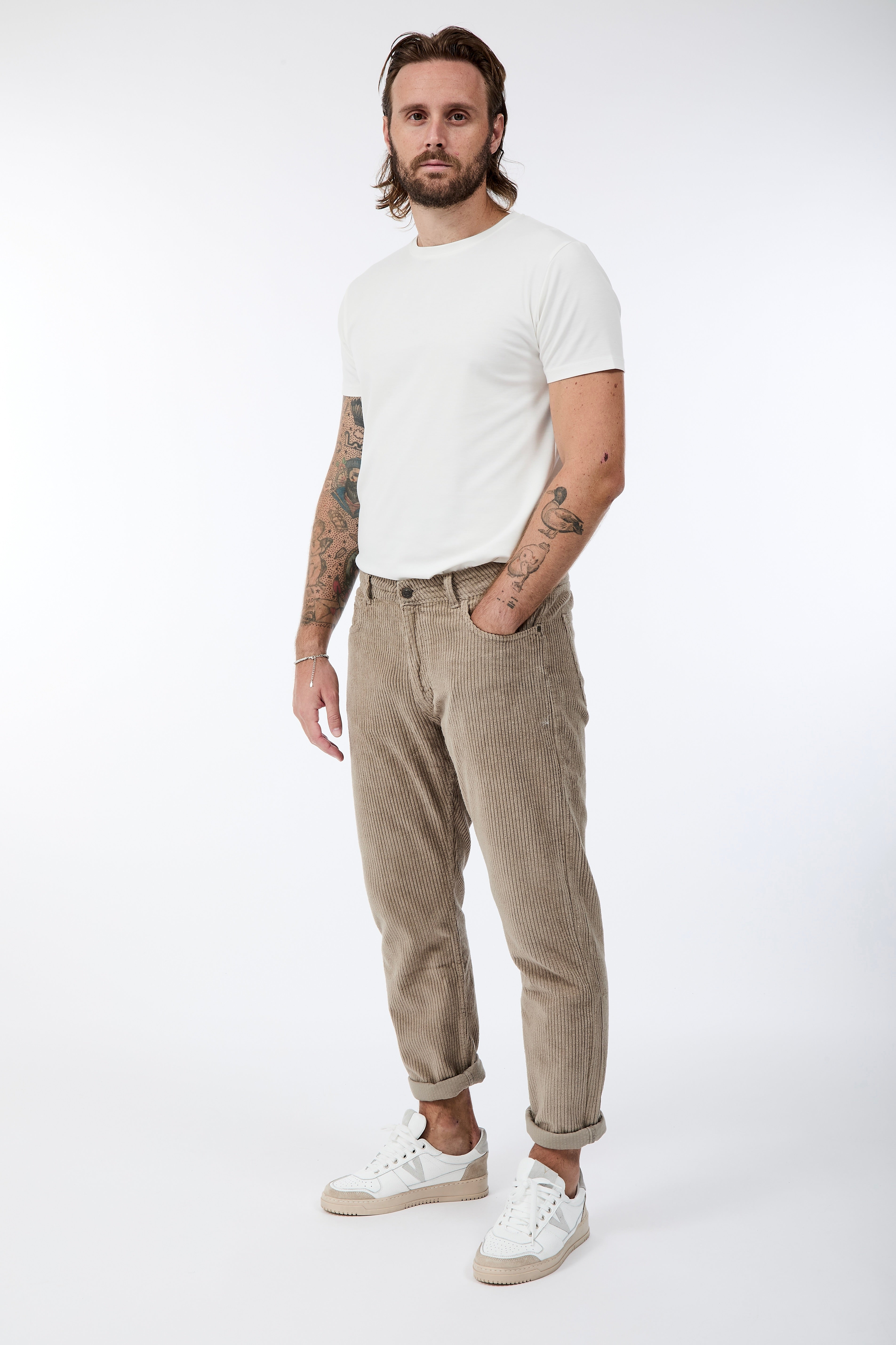 Pantalone Pont Yellowstone Velluto Fango