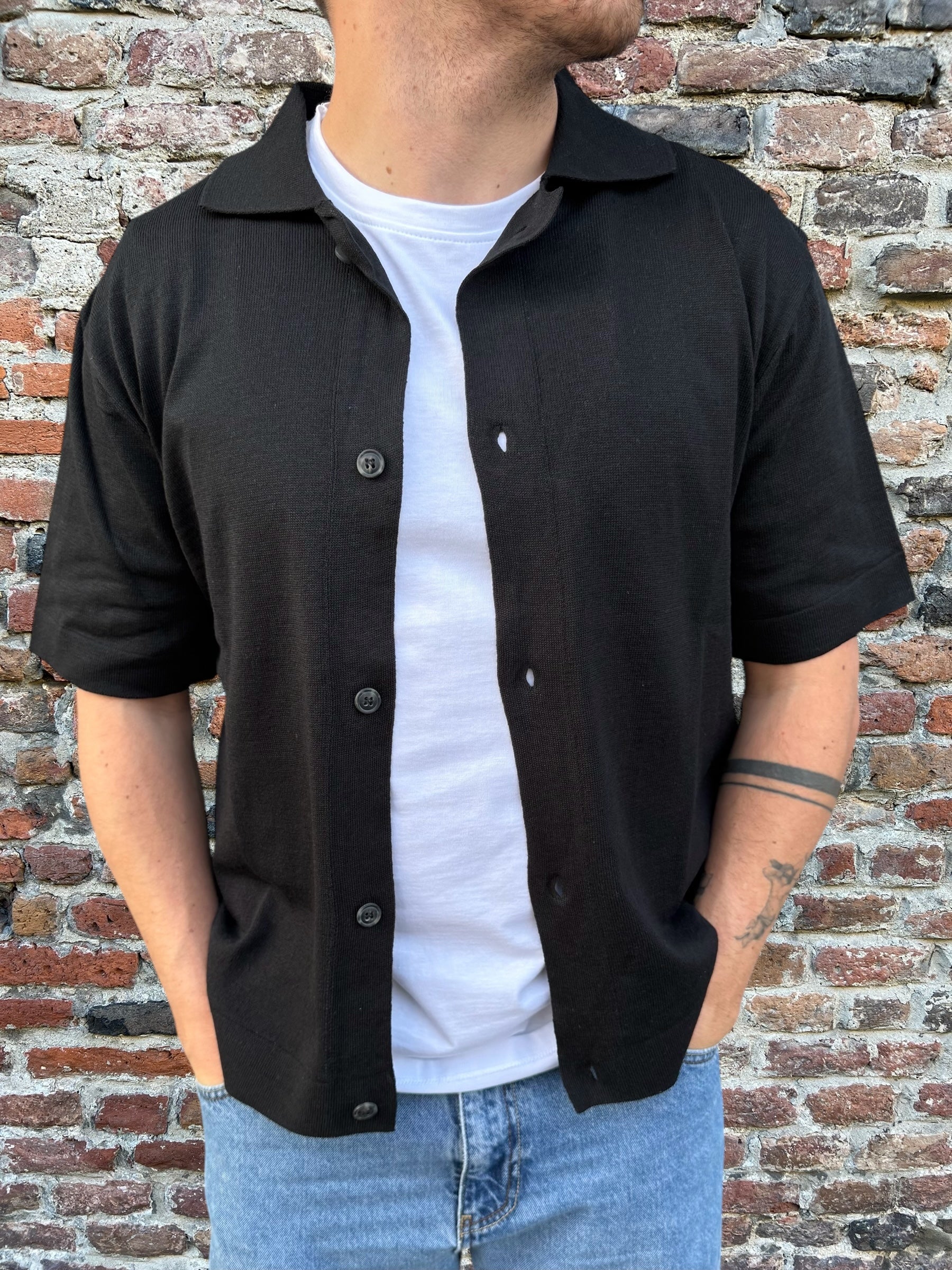 Camicia Polo Berna Nera 405 (12061632758100)