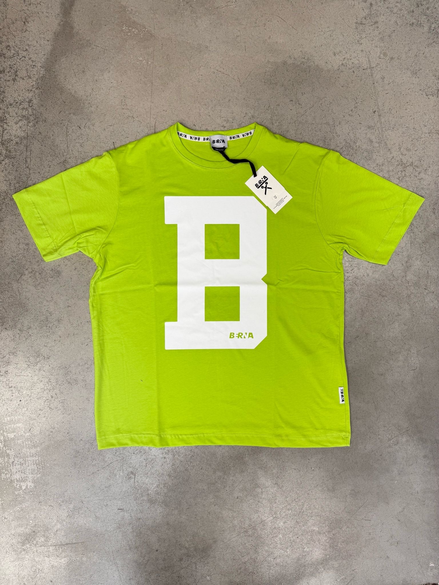 T-shirt Berna Logo B Lime (11909765792084)