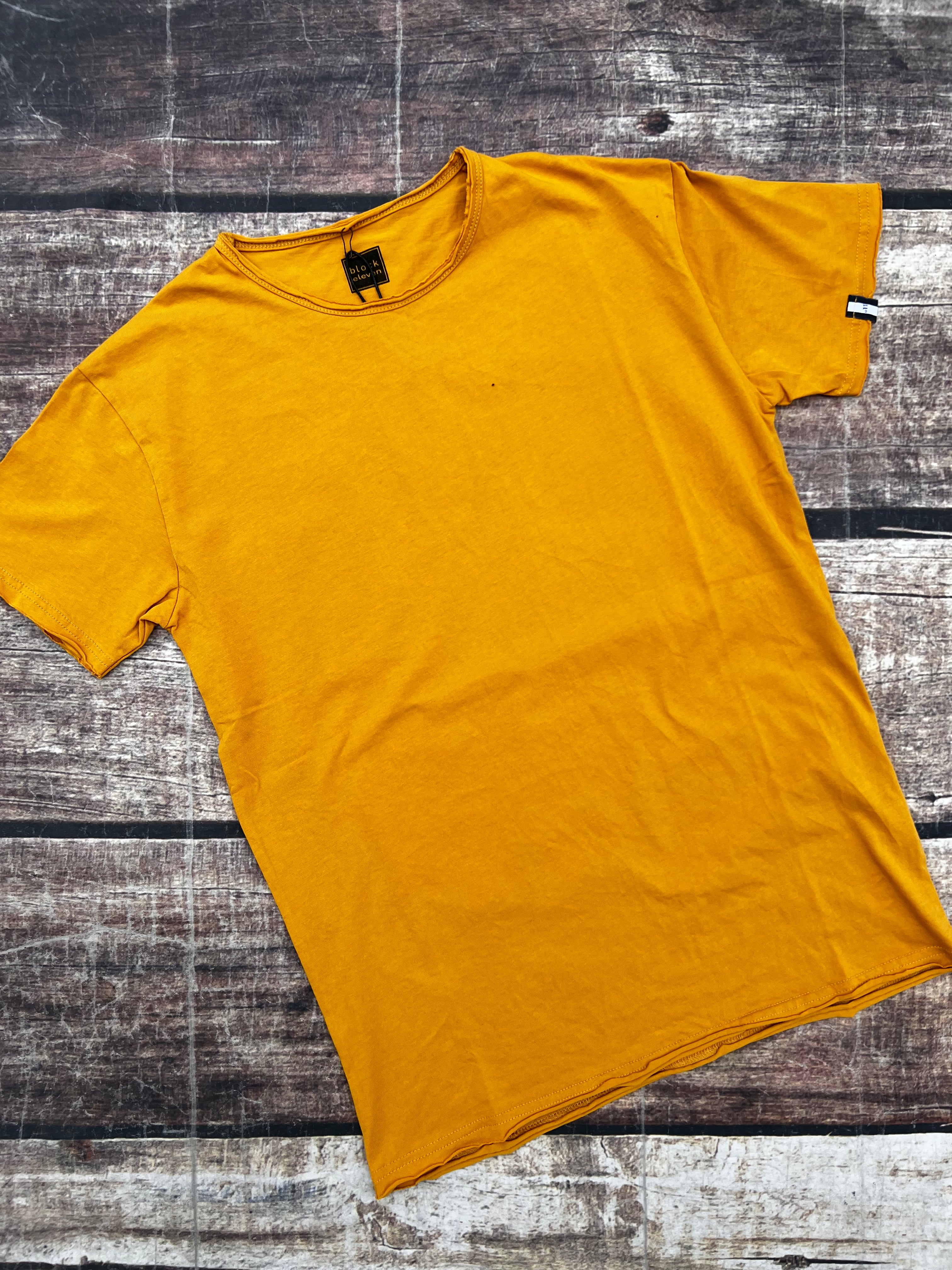 T-shirt Block Eleven Basica Senape (8829049667924)