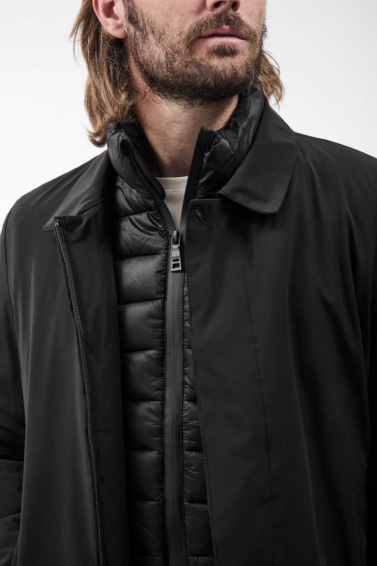 Trench Over-d Imbottito J30 Nero