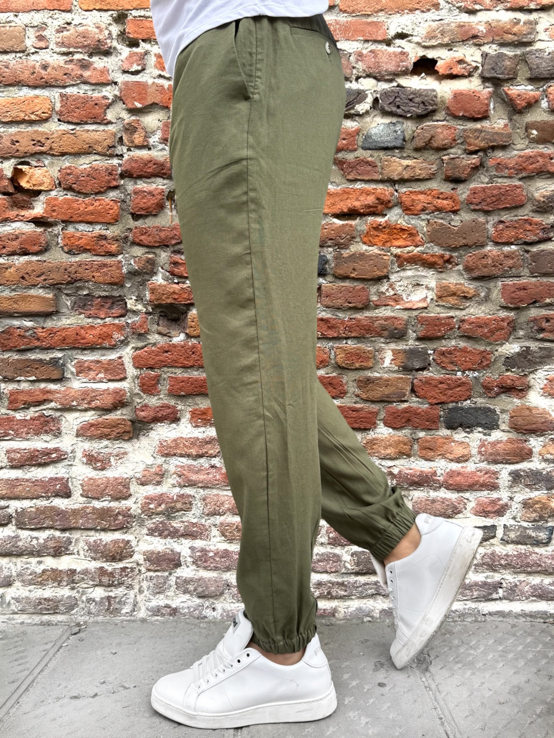 Pantalaccio Over-D Lino Militare P49 (11945614672212)