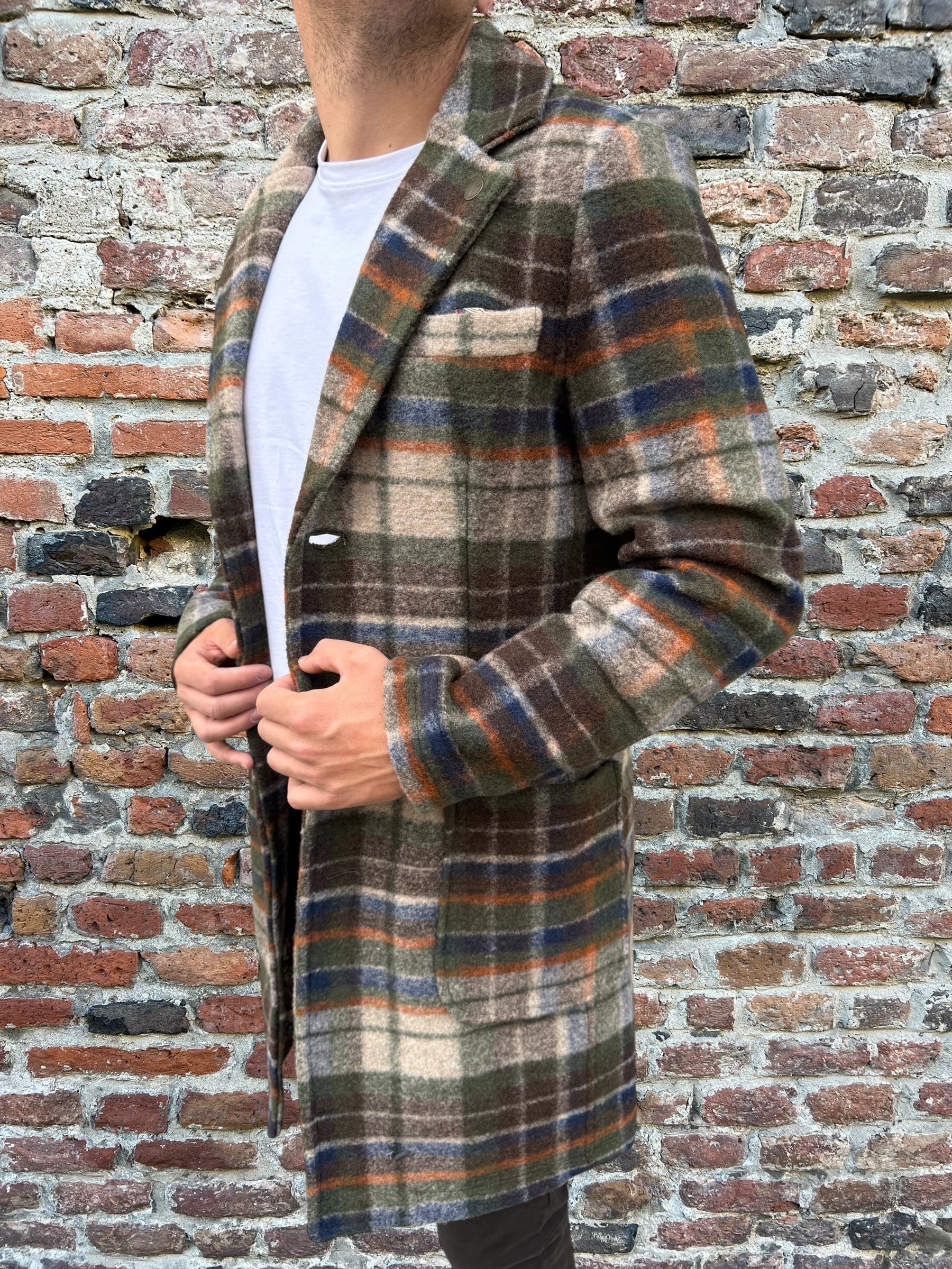 Cappotto Sartoriale V2 Check Militare (12256448840020)