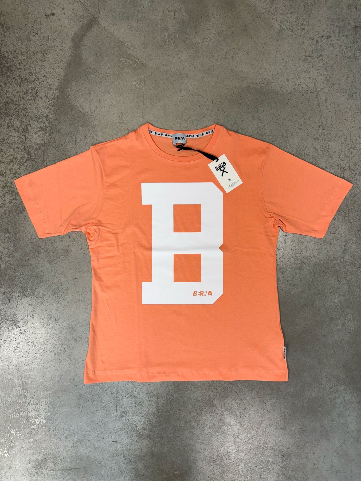 T-shirt Berna Logo B Albicocca (11909770608980)