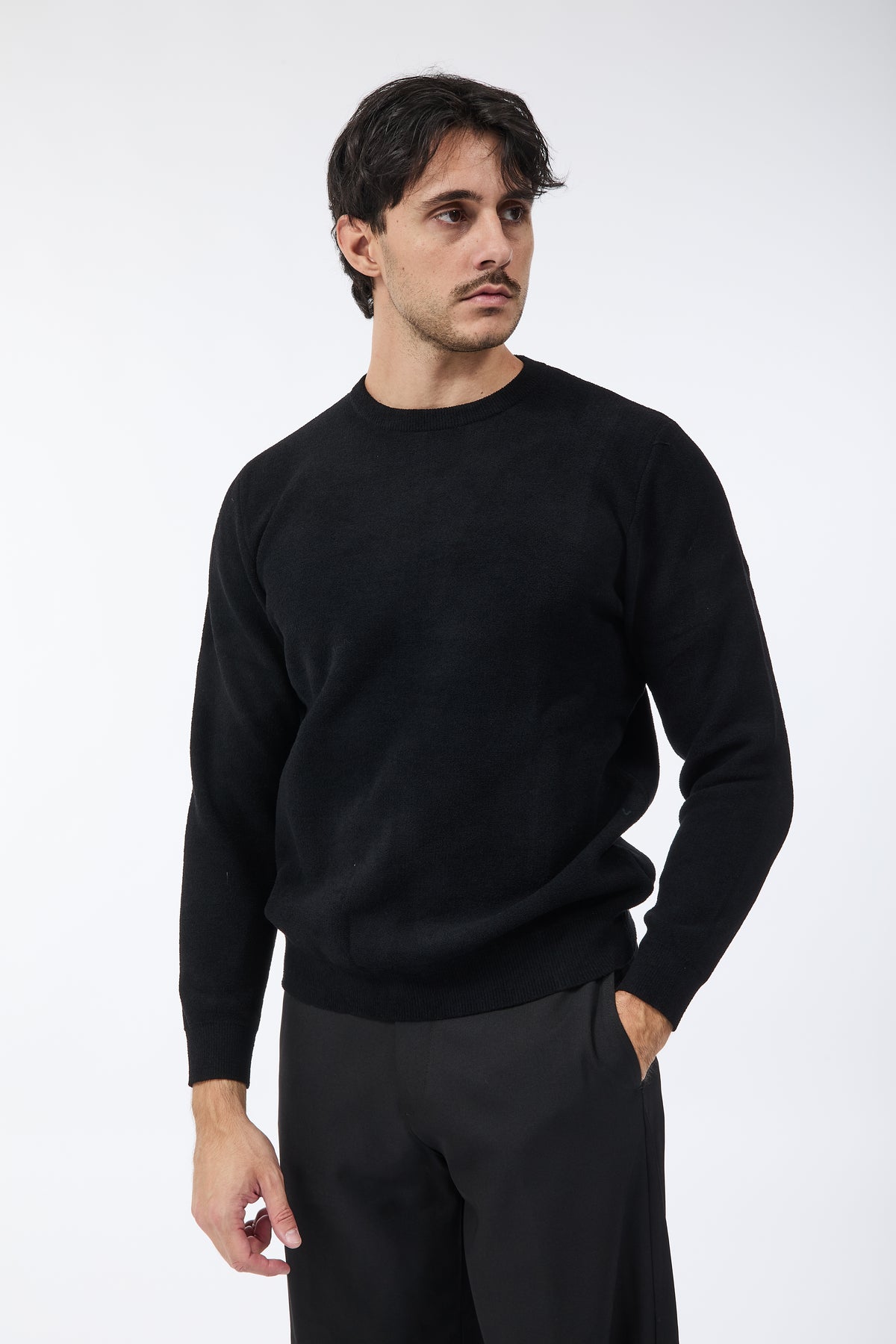 Maglione Over-d Spugna Nero M67
