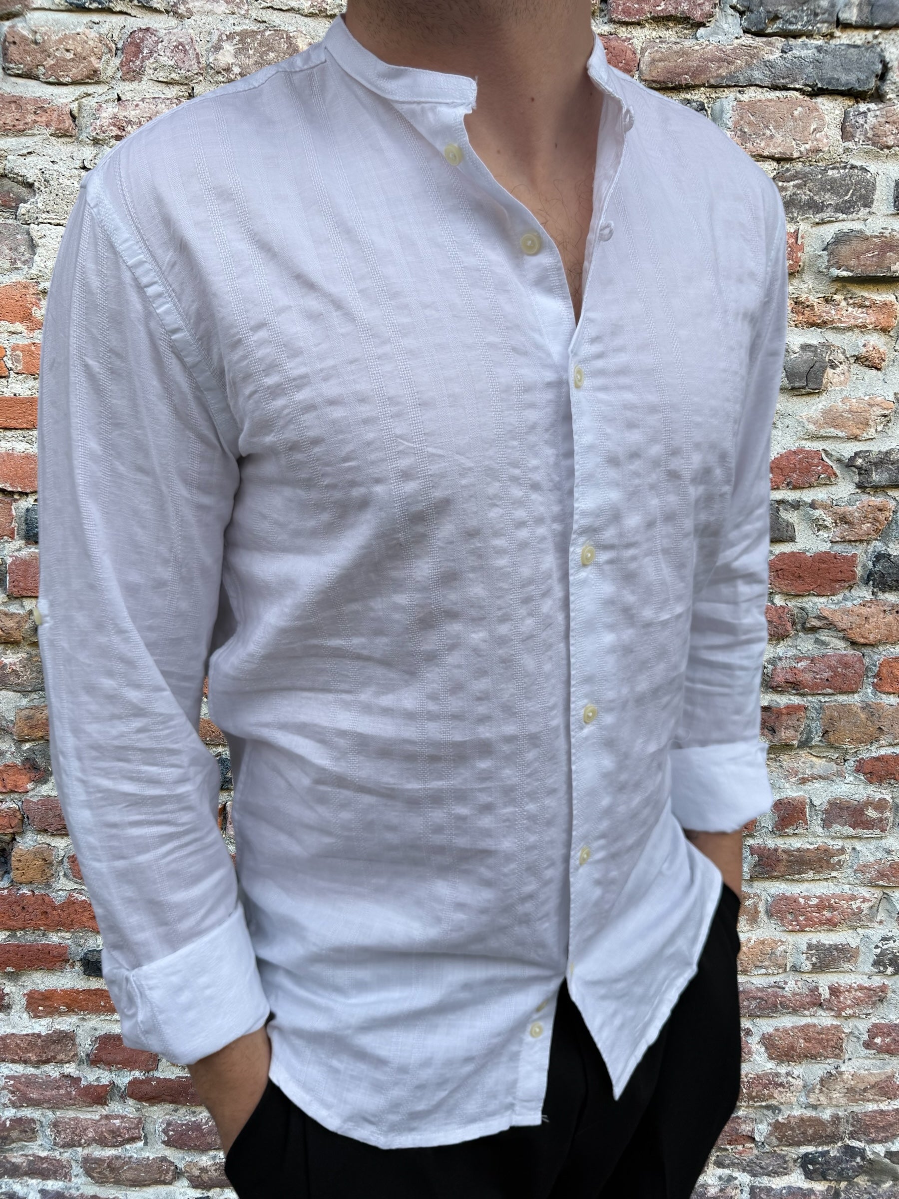 Camicia Over-D Coreana Bianca C21 (11912831172948)