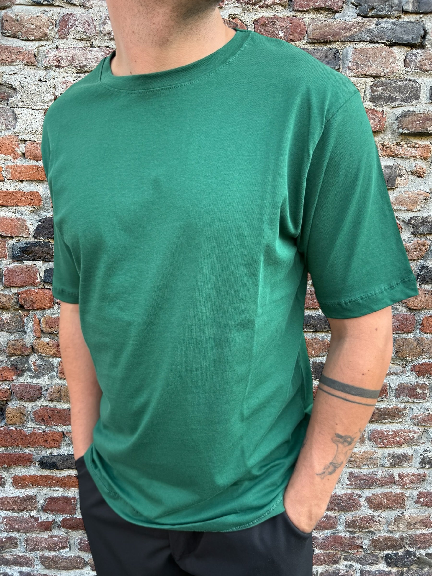 T-shirt Berna Interlock Evergreen (12123617591636)