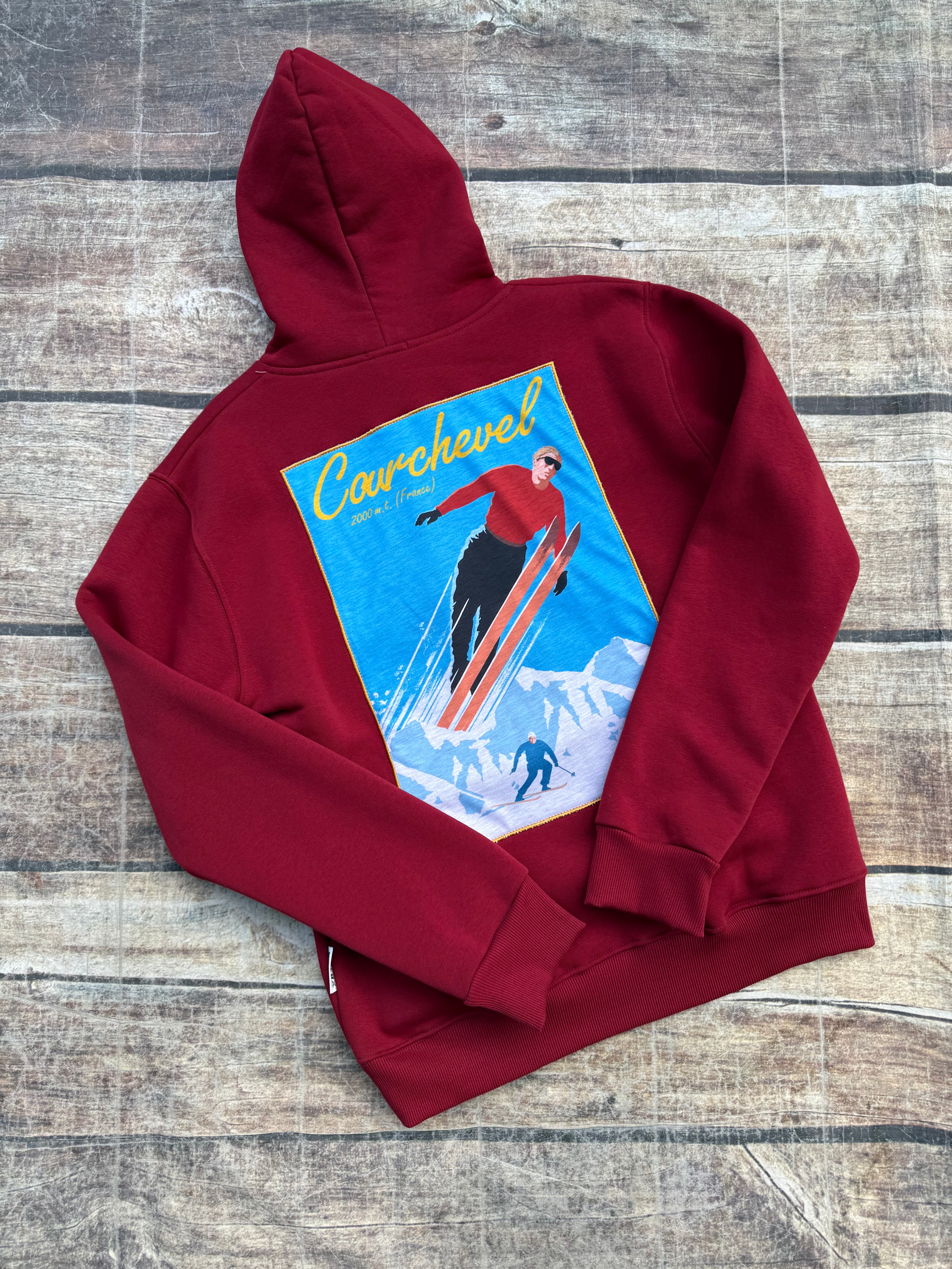 Felpa Berna courchevel rossa