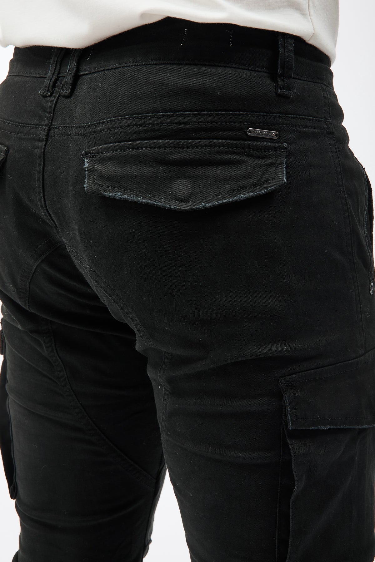 Pantalone Gianni Lupo Cargo Nero 2363