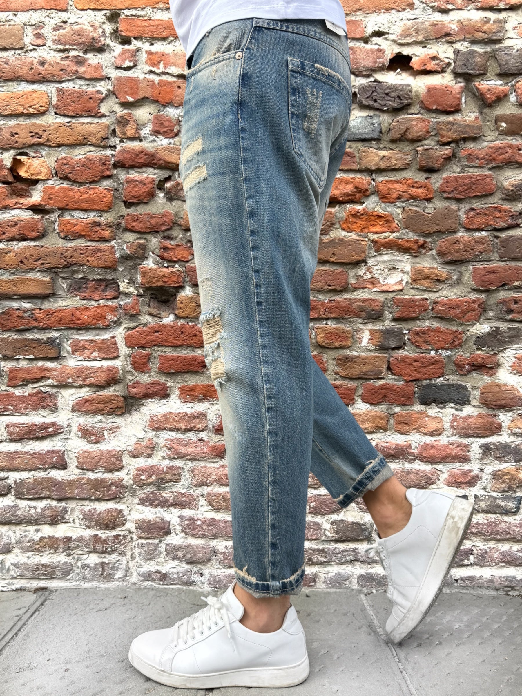 Jeans Berna Carrot Destroyed 2076 (12228253876564)