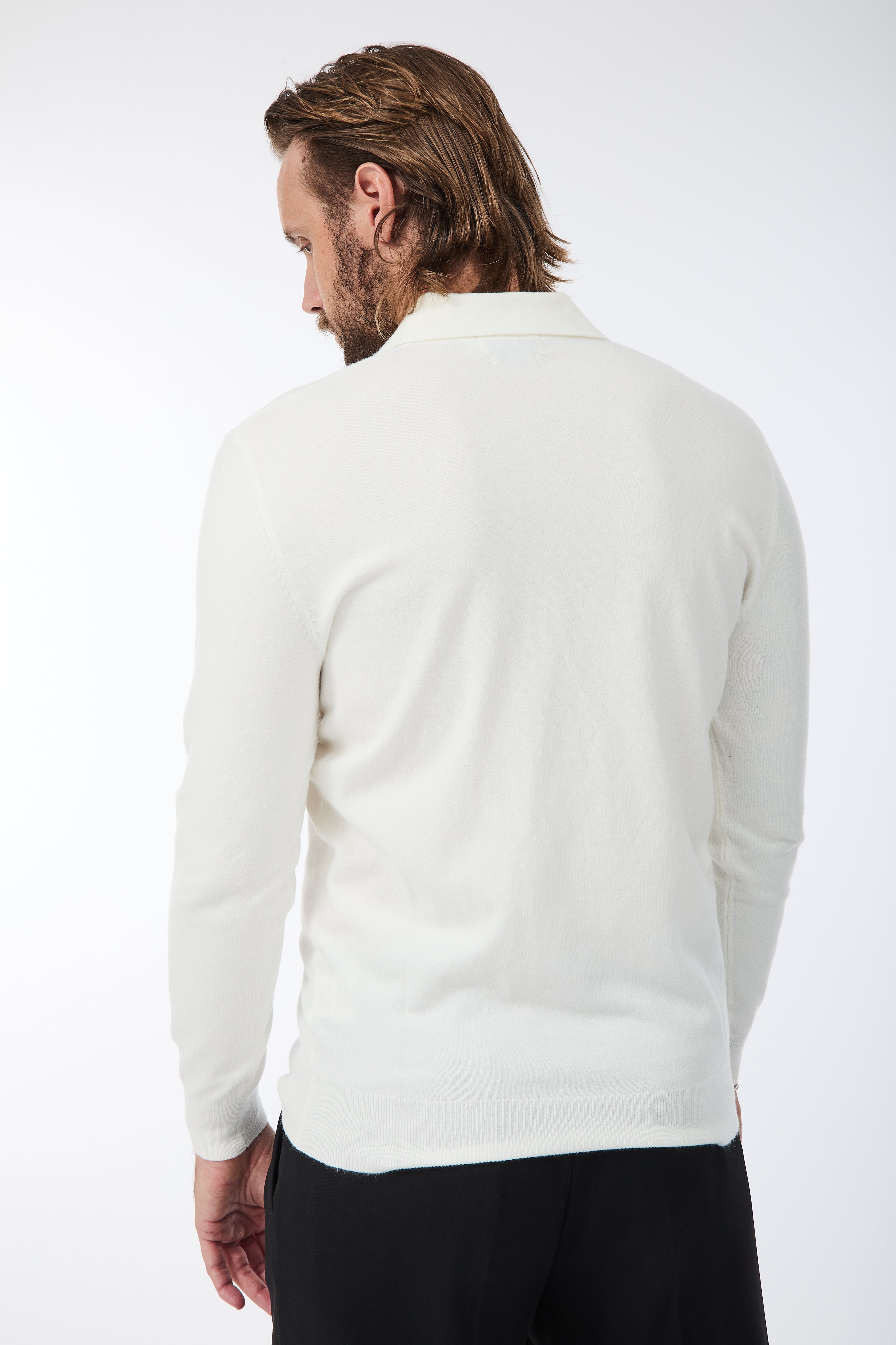 Maglioncino Polo Gianni Lupo 508 Panna