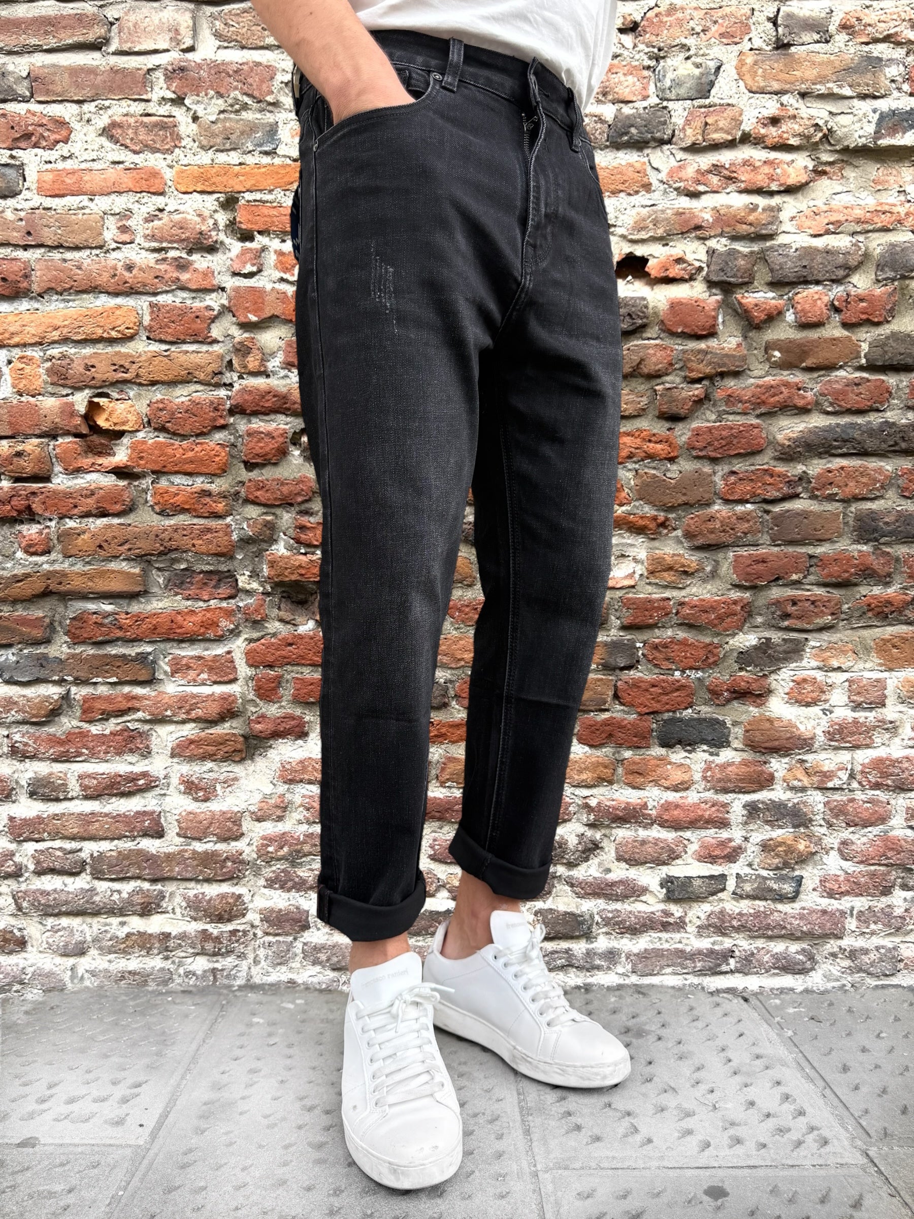 Jeans Gianni Lupo Nero 6382 (12275556876628)