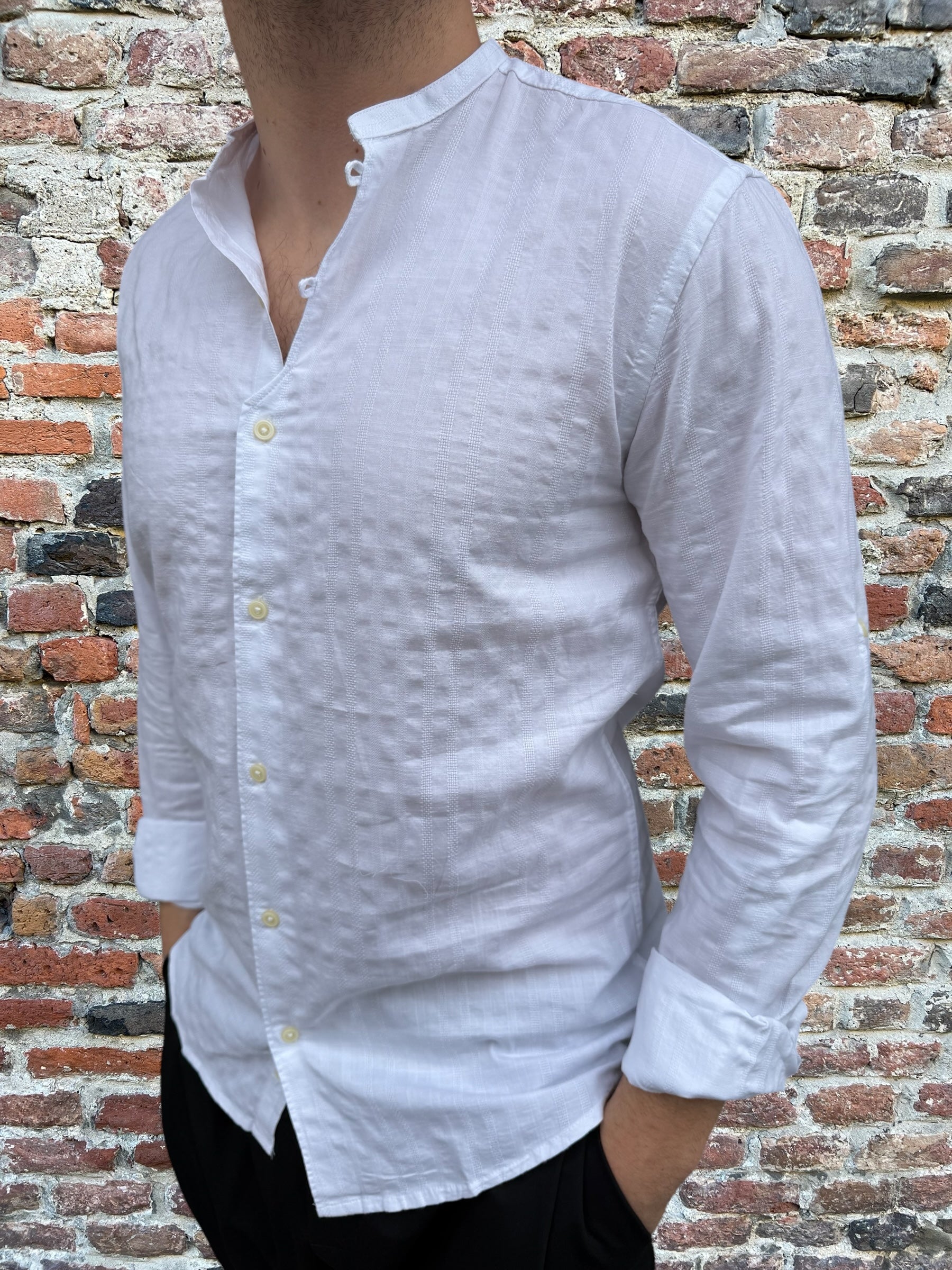 Camicia Over-D Coreana Bianca C21 (11912831172948)