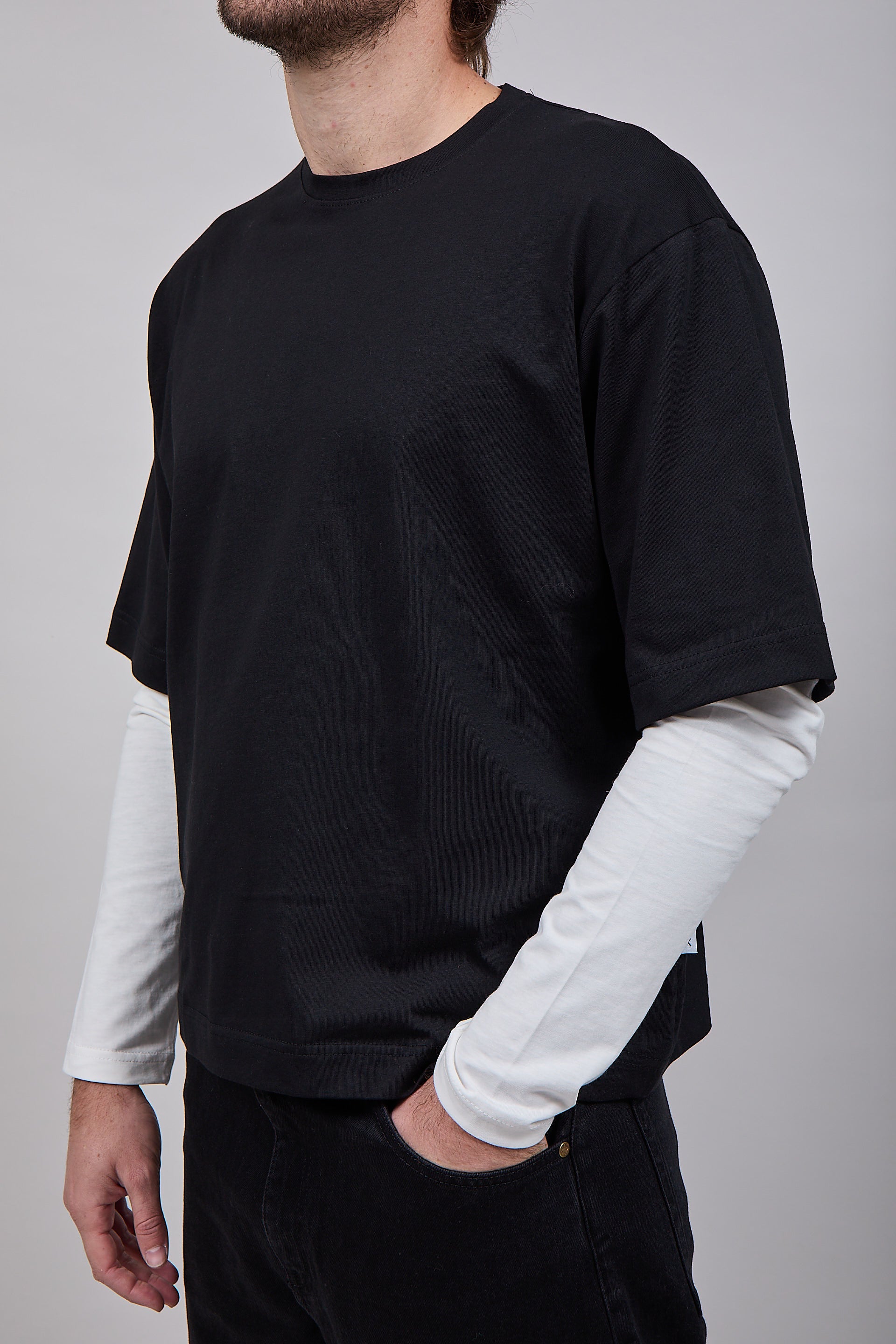 T-shirt Doppiamanica Berna Aquila Nera