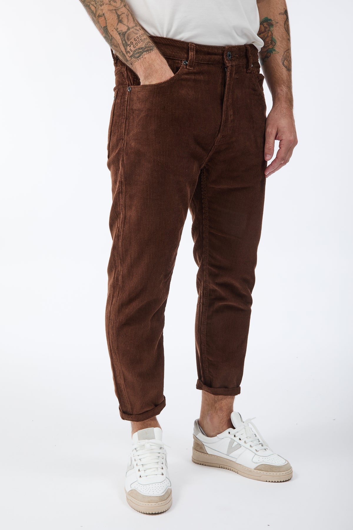 Pantalone Gianni Lupo Velluto Caffè 6227