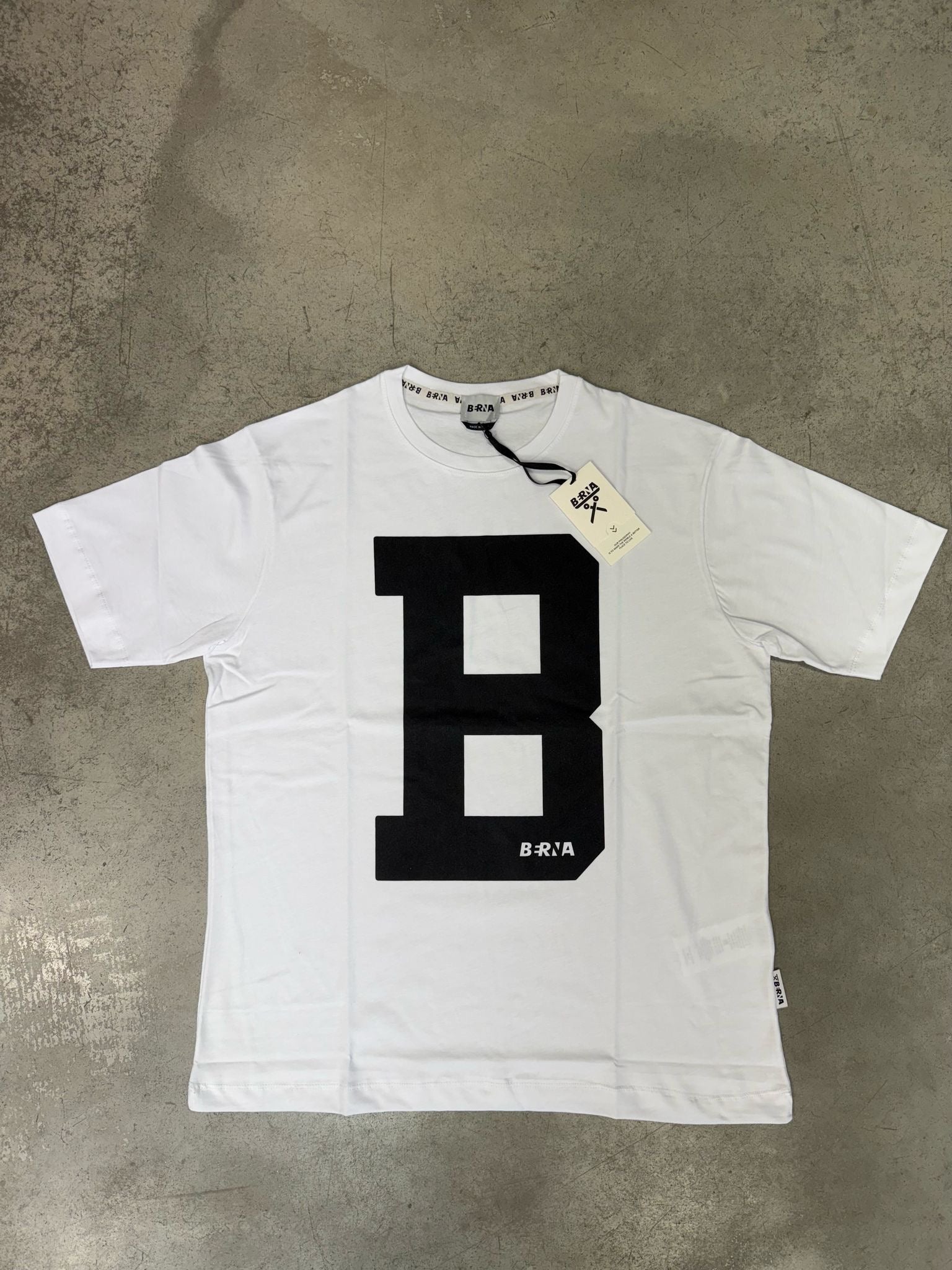T-shirt Berna Logo B Bianco (11909767594324)