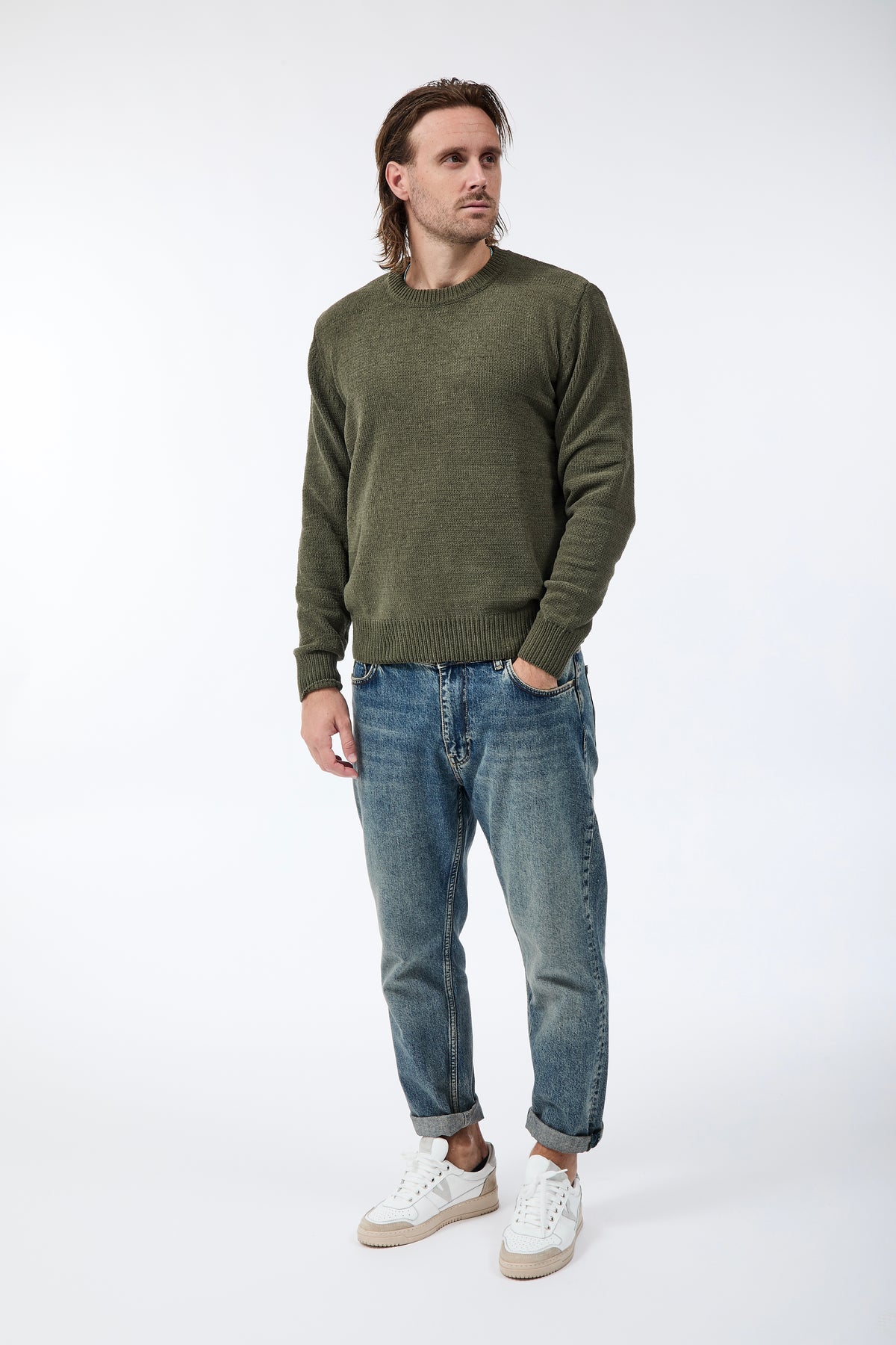 Maglione Gianni Lupo Ciniglia Militare 535