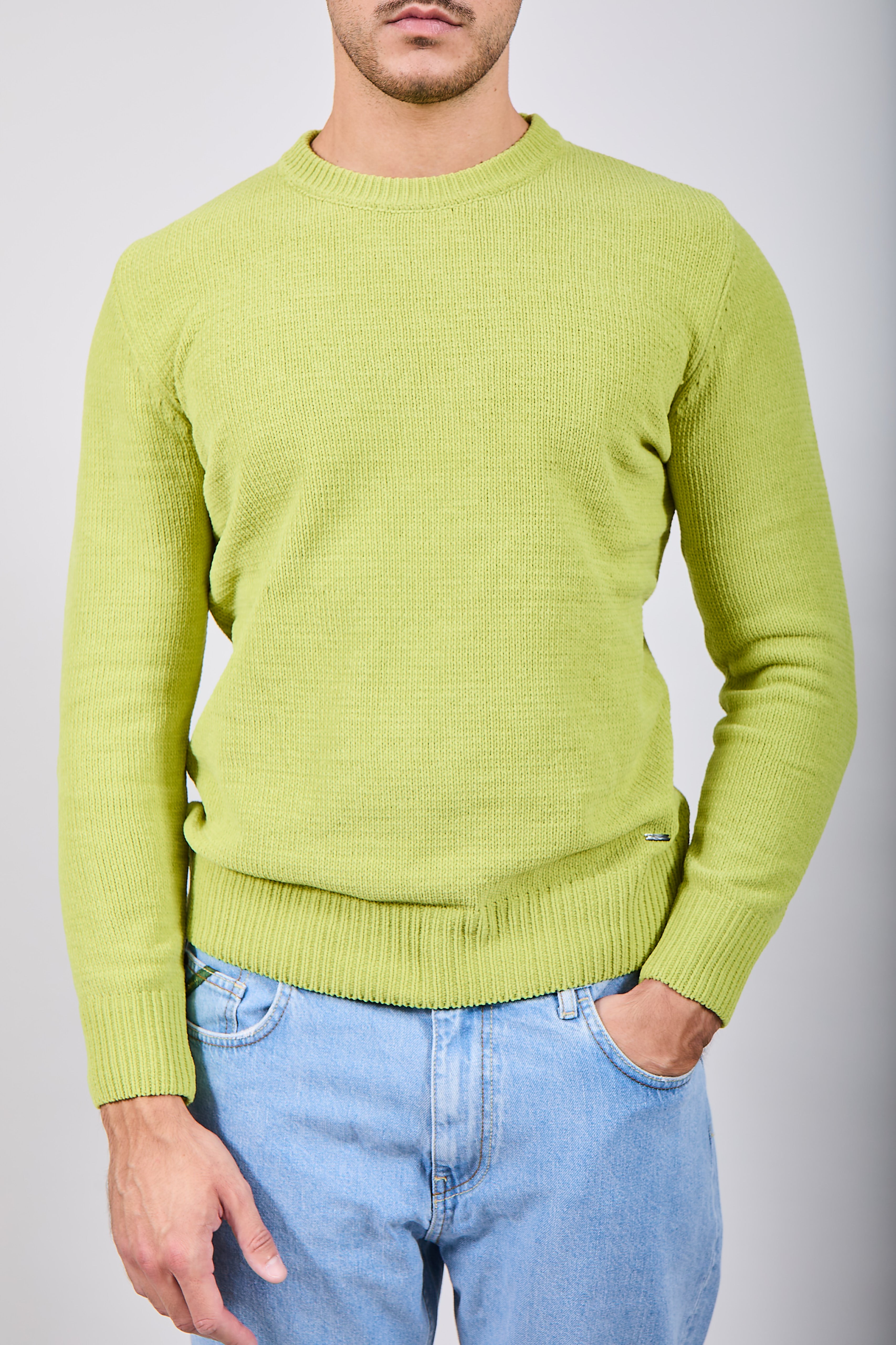 Maglione Gianni Lupo Ciniglia Olio 535 (12227806429524)