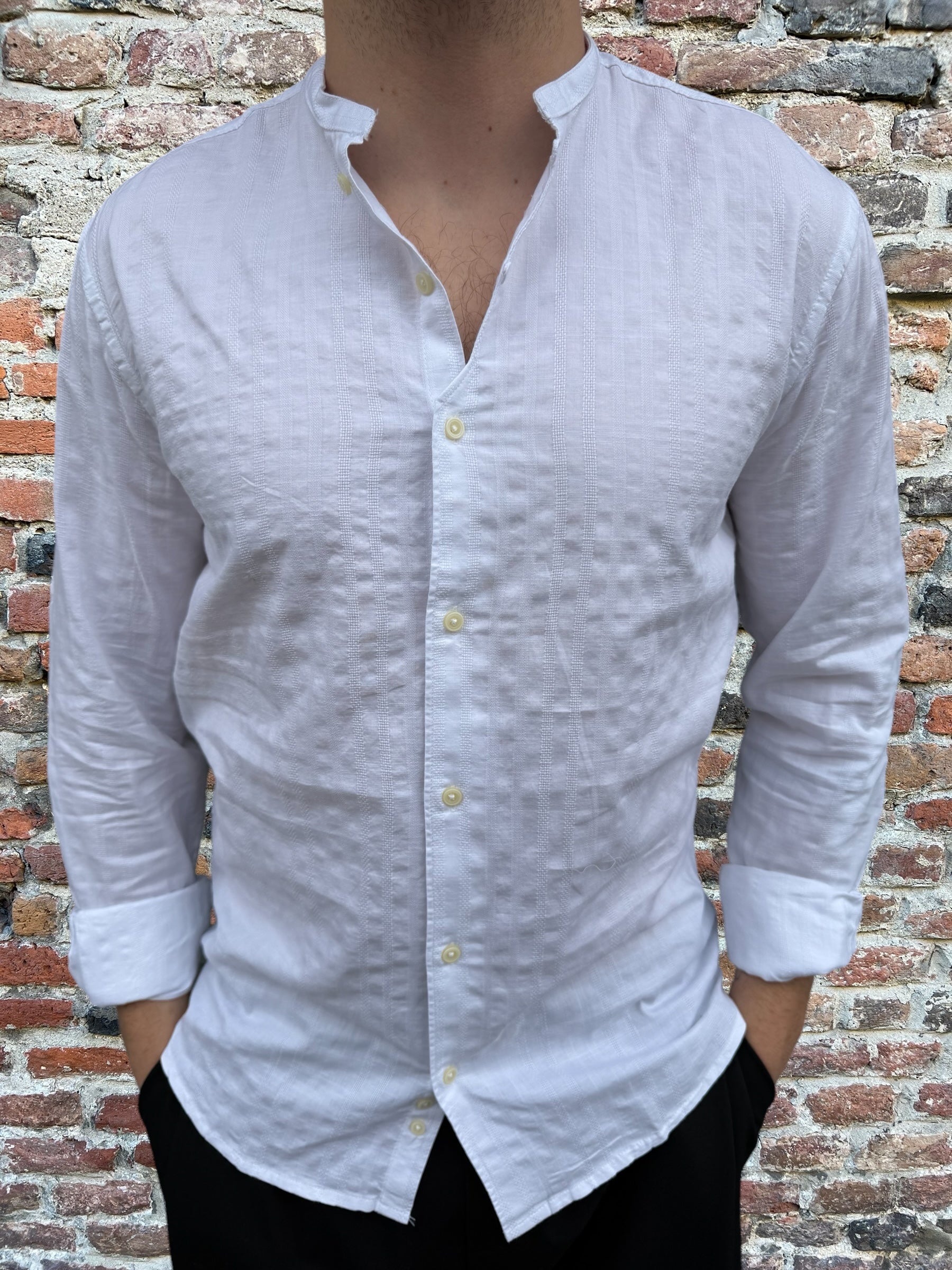 Camicia Over-D Coreana Bianca C21 (11912831172948)