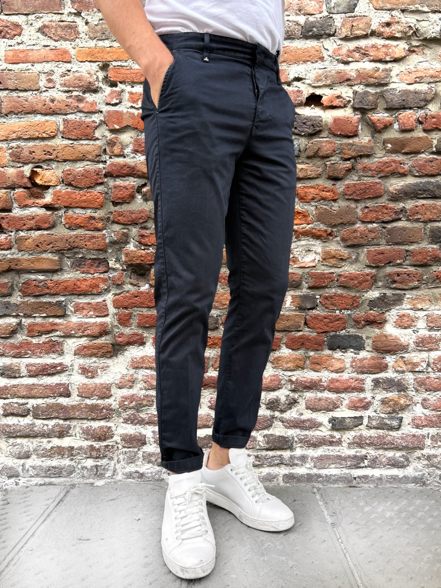 Pantalone Berna Chinos Blu 71 (12247786586452)