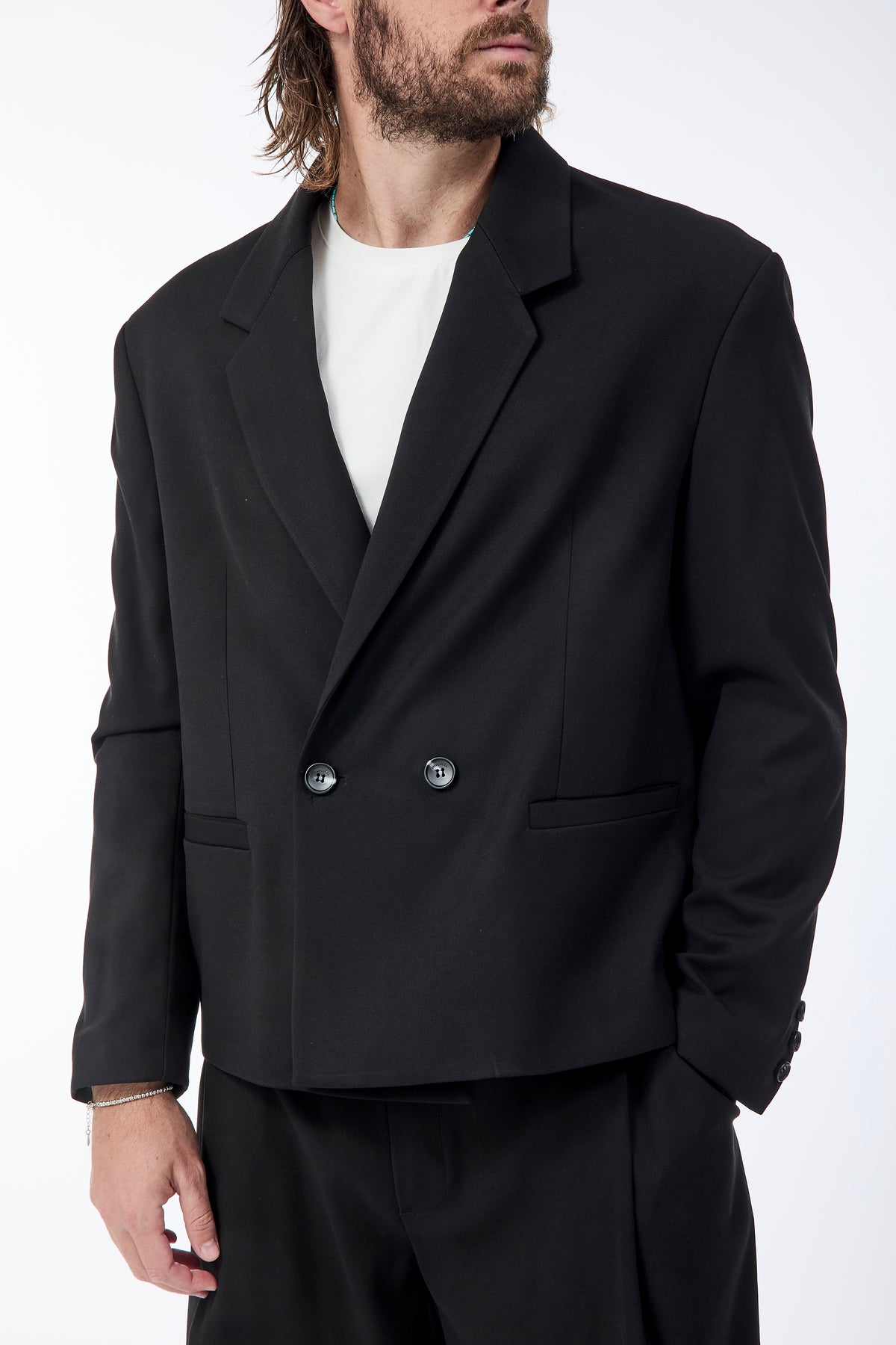 Giacca Imperial Cropped Nera