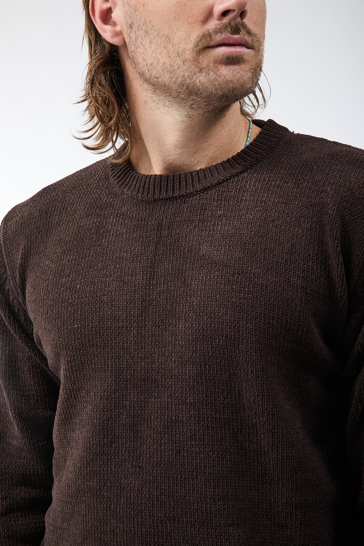 Maglione Gianni Lupo Ciniglia Caffè 535