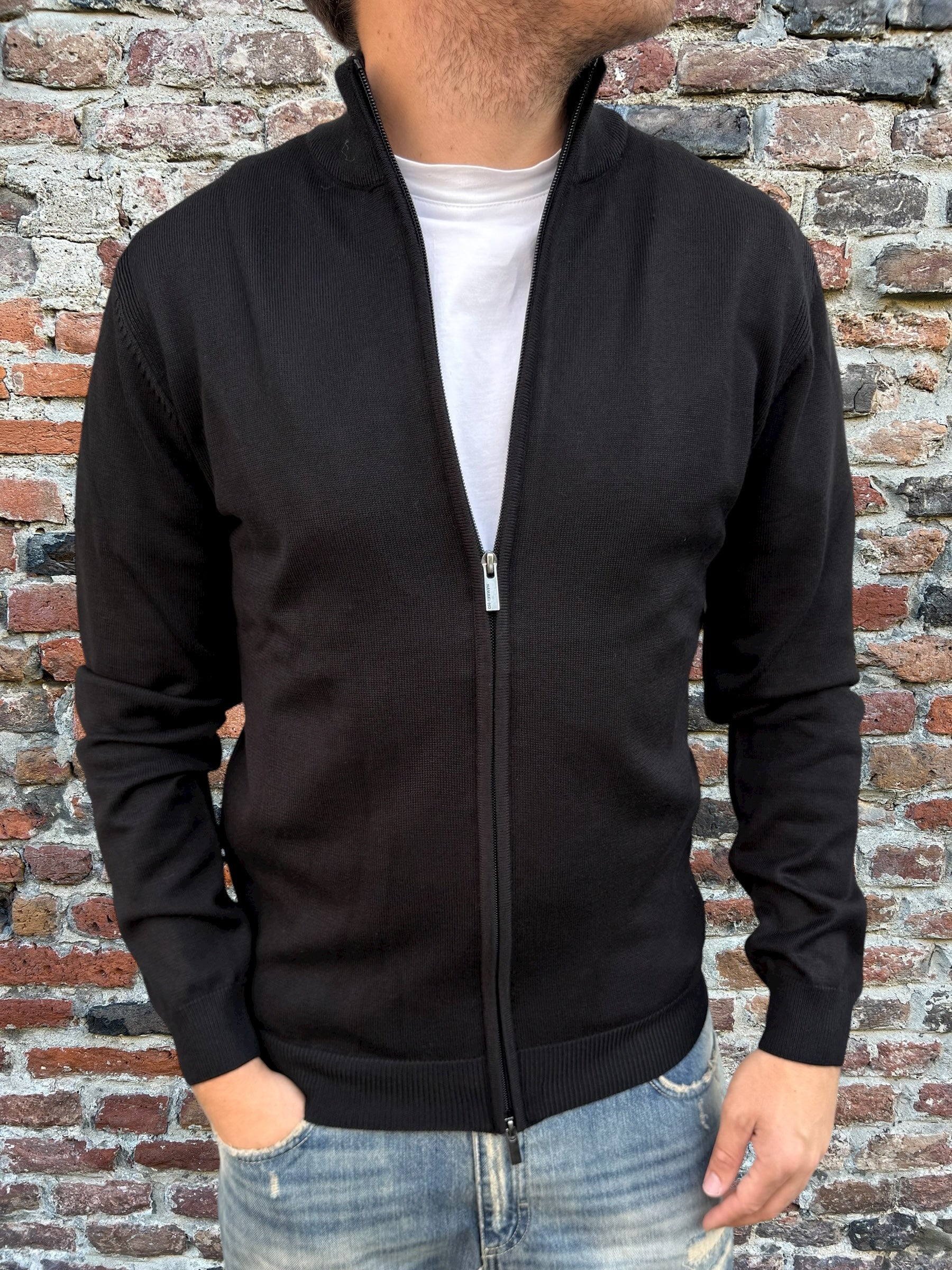 Maglioncino Hamaki-Ho Zip Nero 3159 (12293217288532)