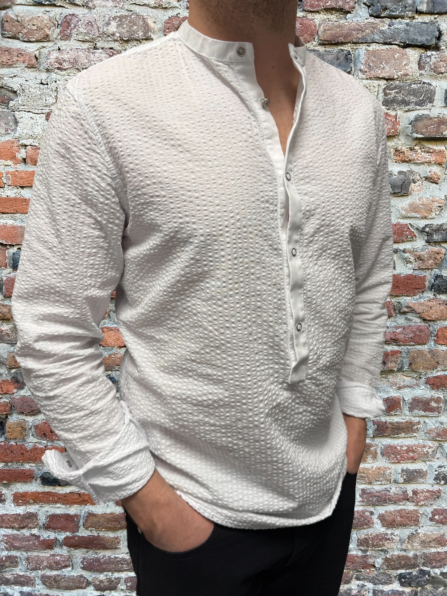 Camicia Imperial Seersucker Coreana Bianca (11936680542548)