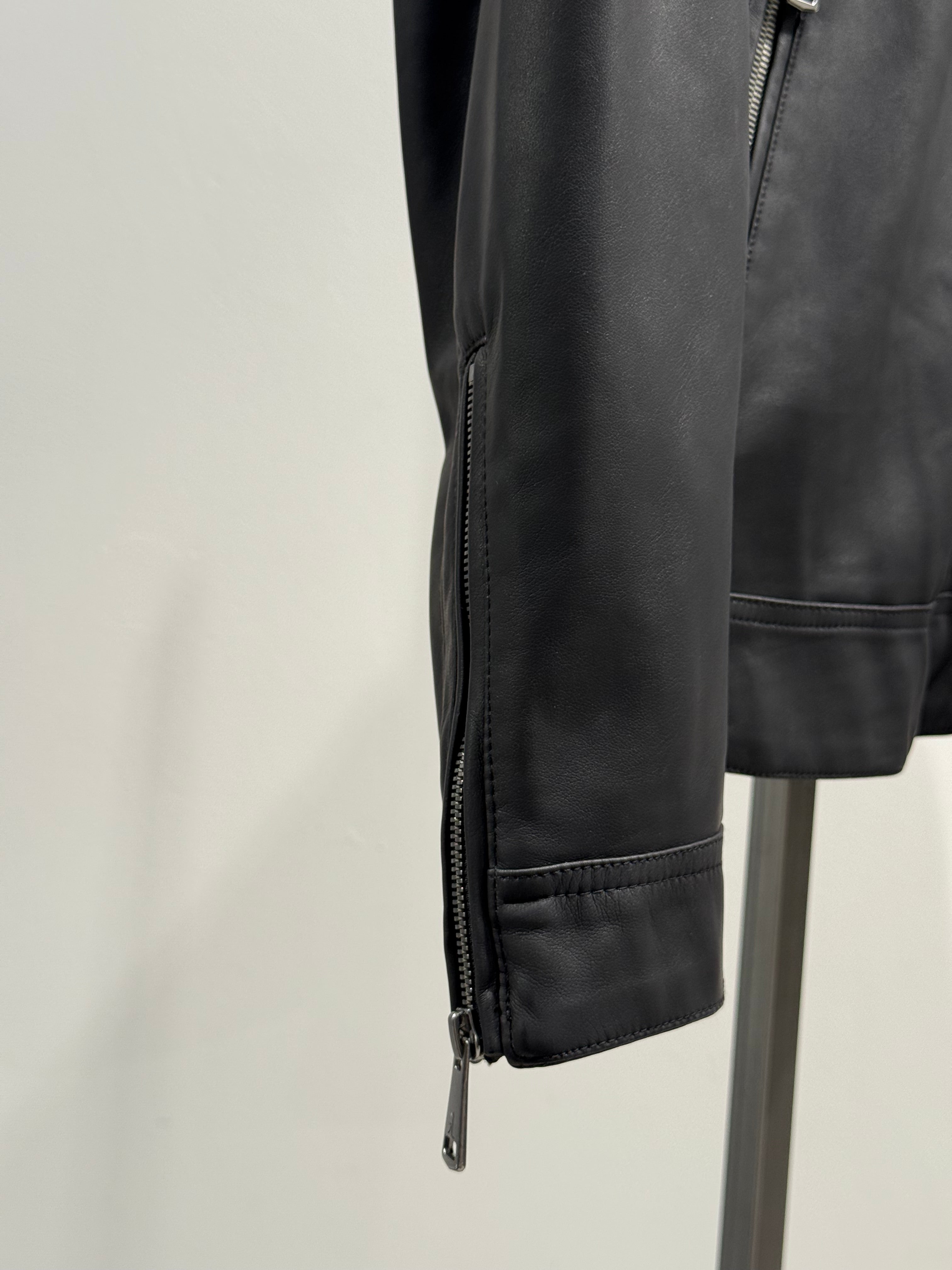 Biker Gianni Lupo Ecopelle Nero 9808 (12322110210388)