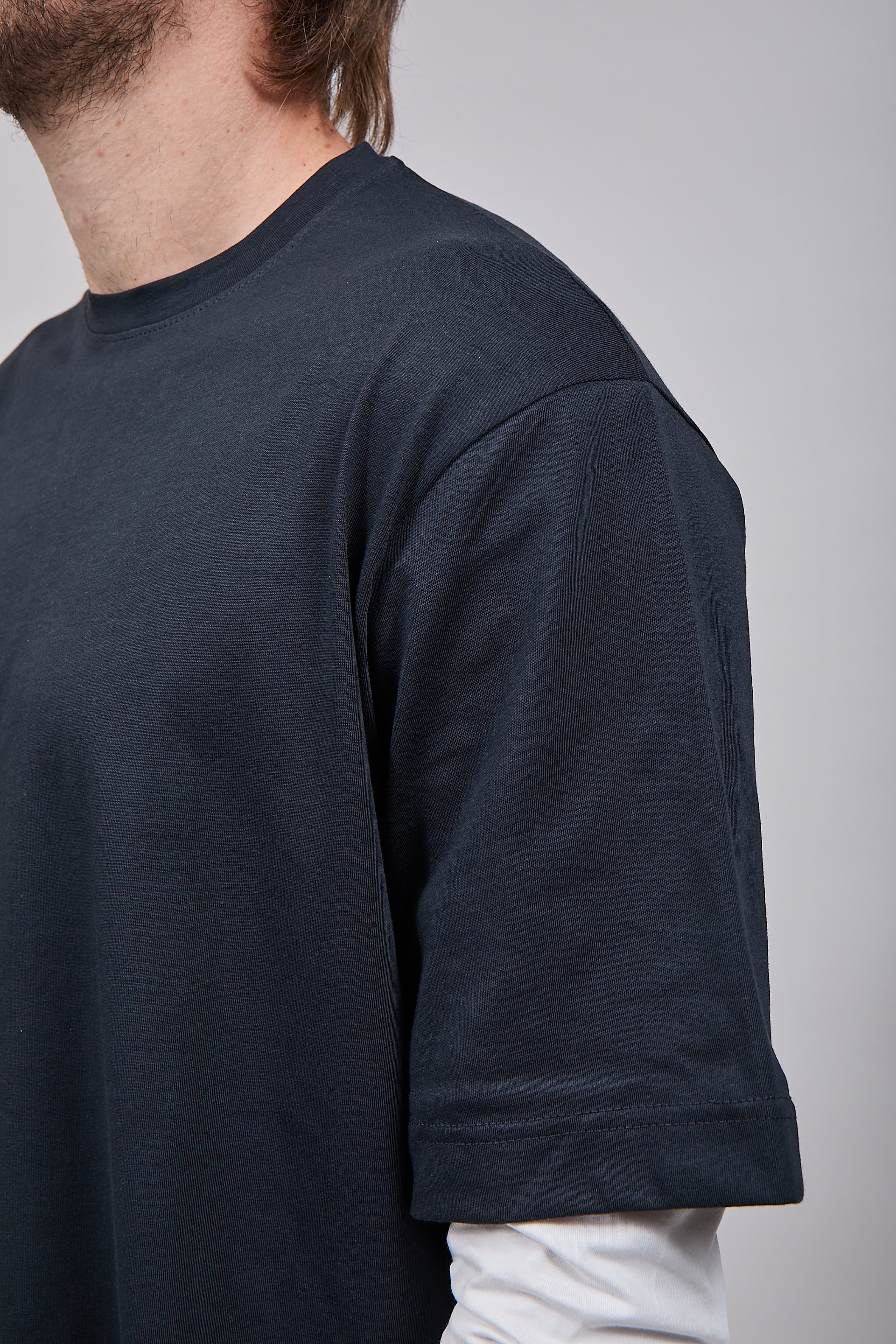 T-shirt Doppiamanica Berna Aquila Piombo