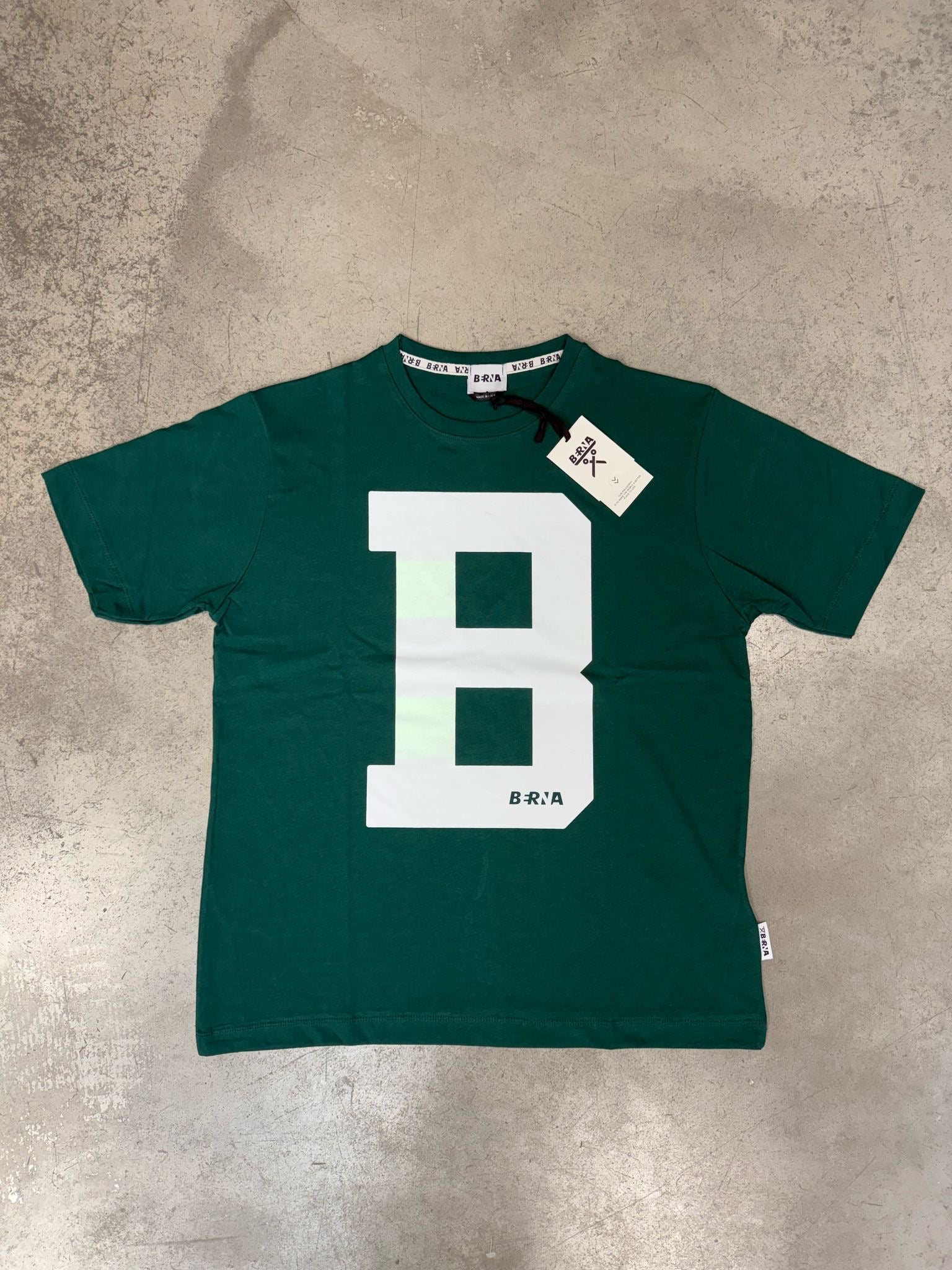 T-shirt Berna Logo B Evergreen (11909772476756)