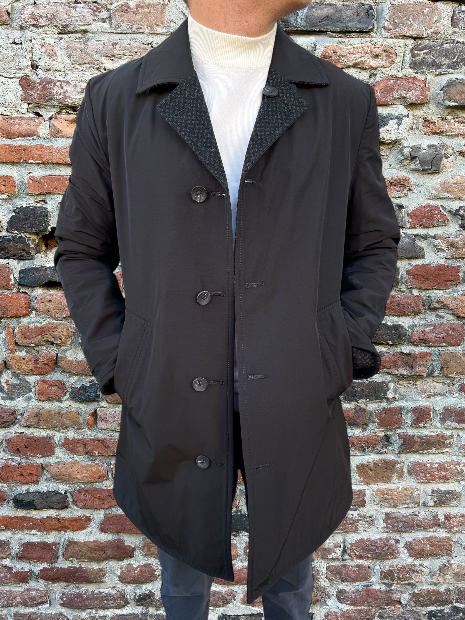 Cappotto Alta Tensione Reversibile Aquila Nero (9934148665684)