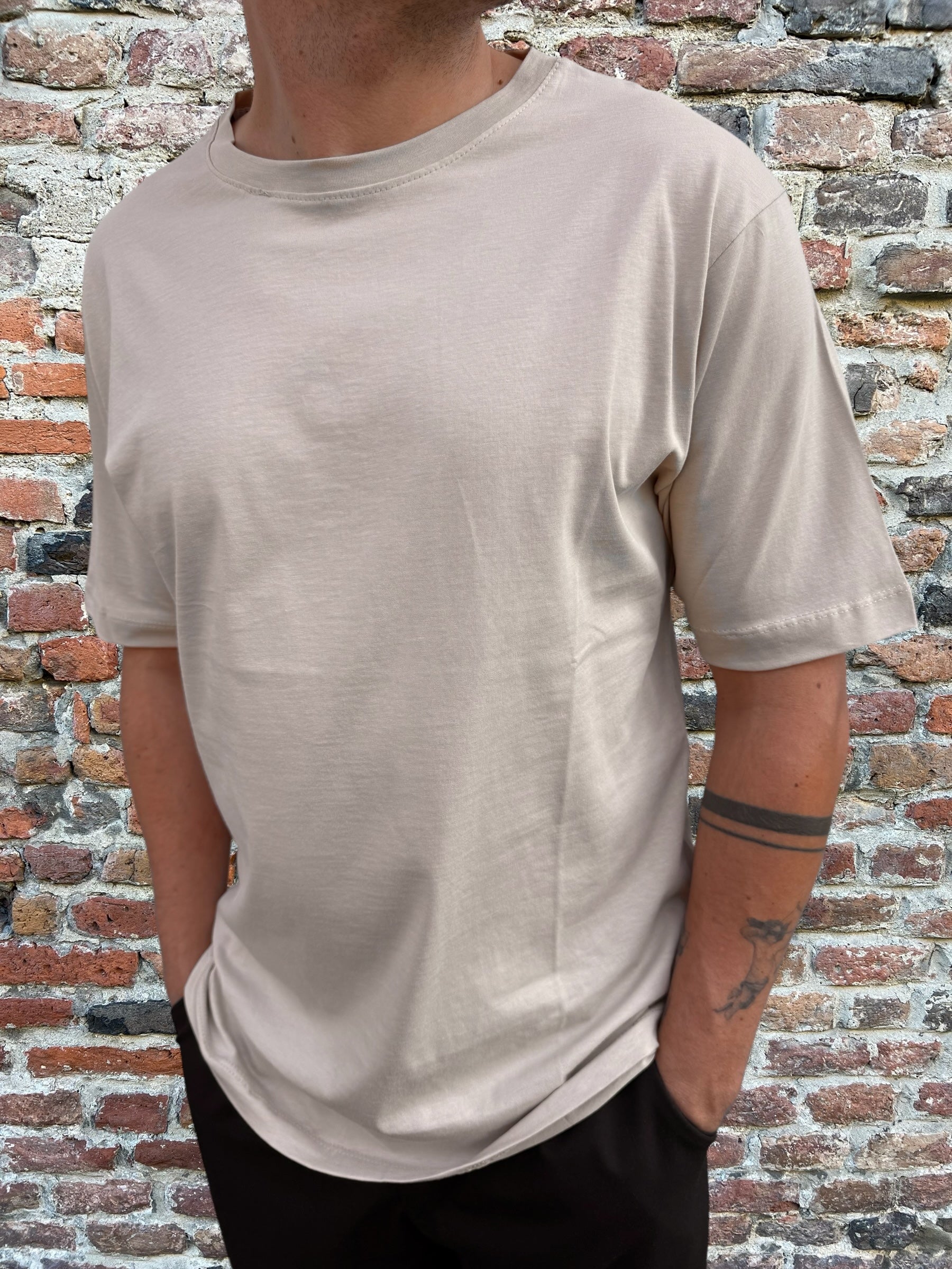 T-shirt Berna Interlock Avorio (12123614314836)