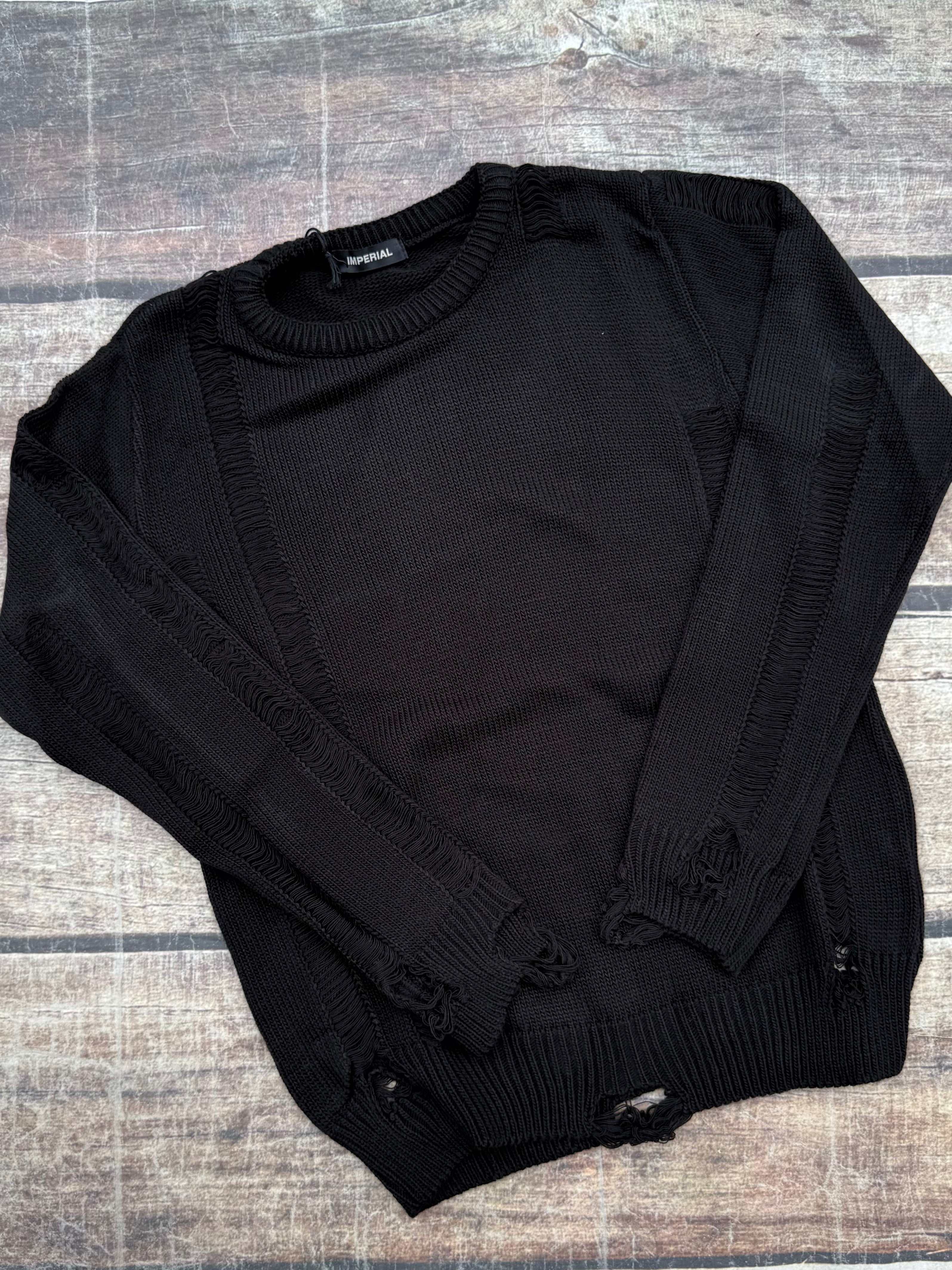 Maglione Imperial Strappi 159 Nero (12244861911380)