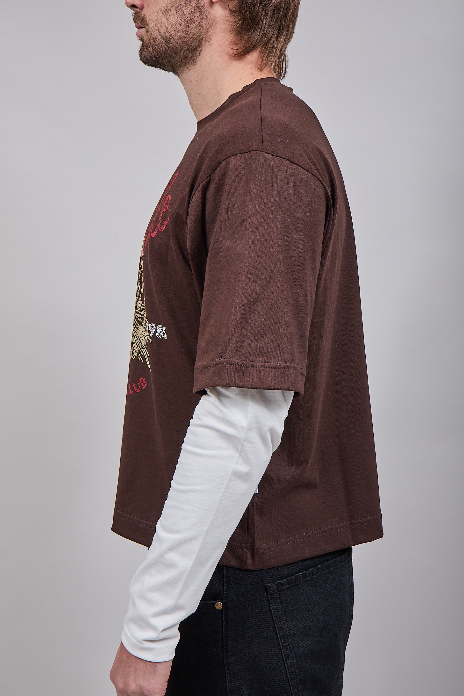 T-shirt Doppiamanica Berna Tigre Moro