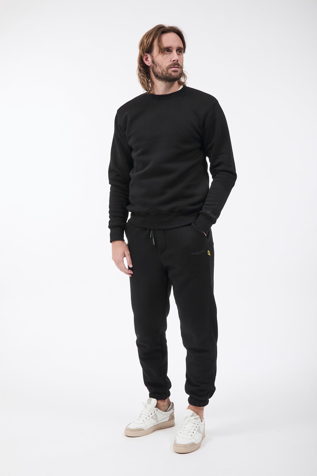 Pantalone Superculture Felpa Jog Nero