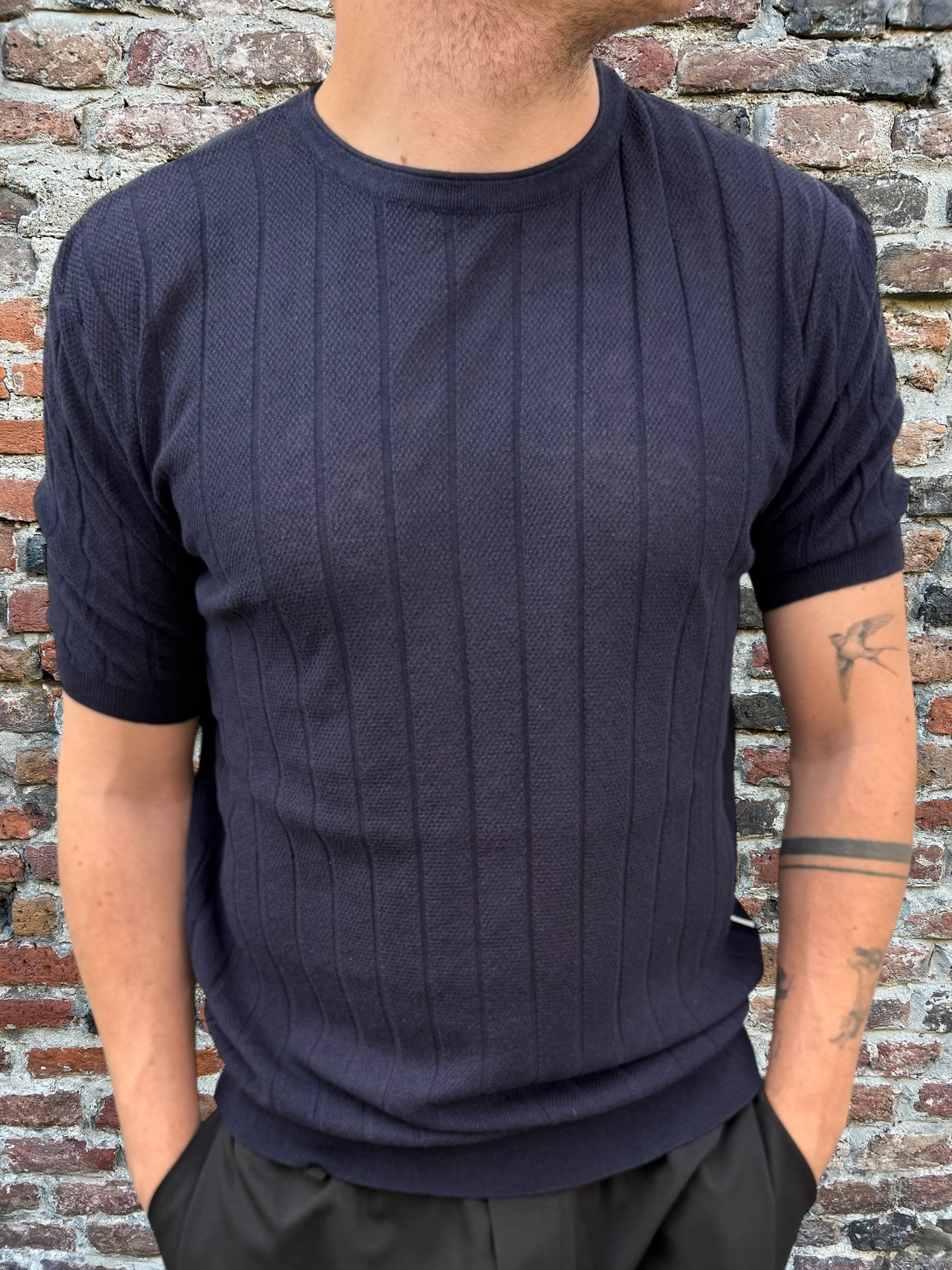 T-shirt Hamaki-Ho Rigata Blu 3148 (12068500013396)