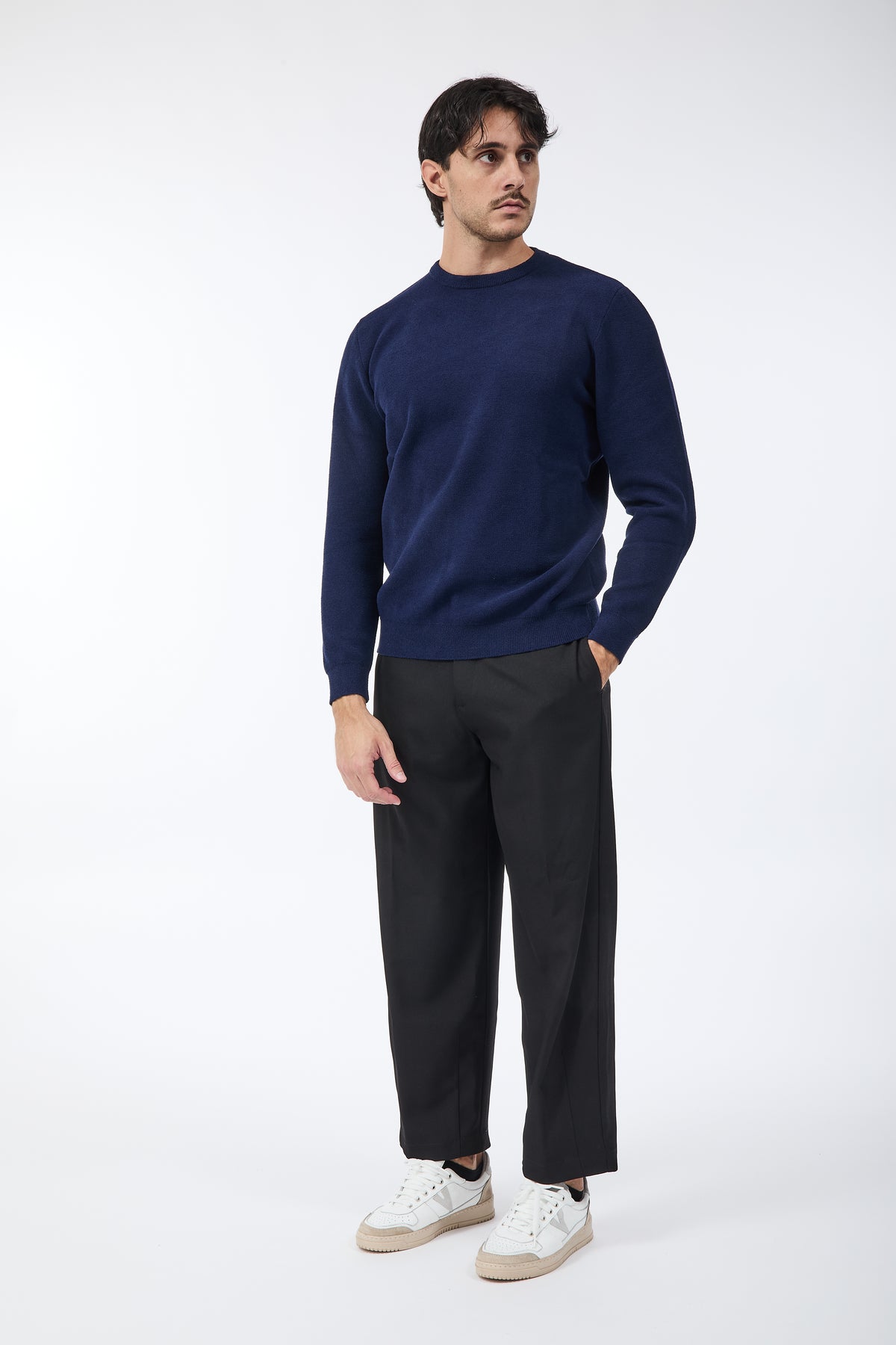 Maglione Over-d Spugna Blu M67